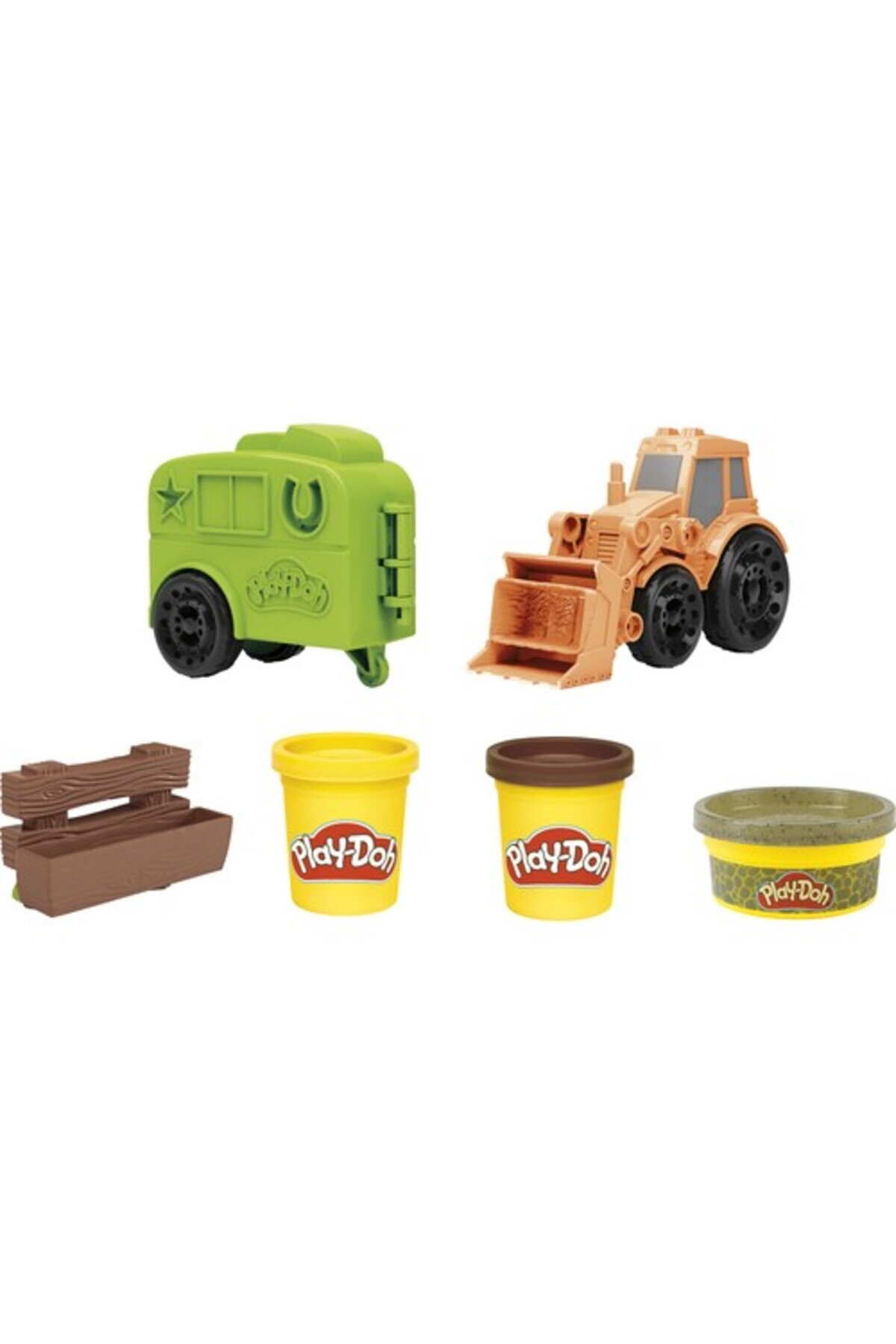 Hasbro-Play-Doh Hardworking Tractor and Trailer 1