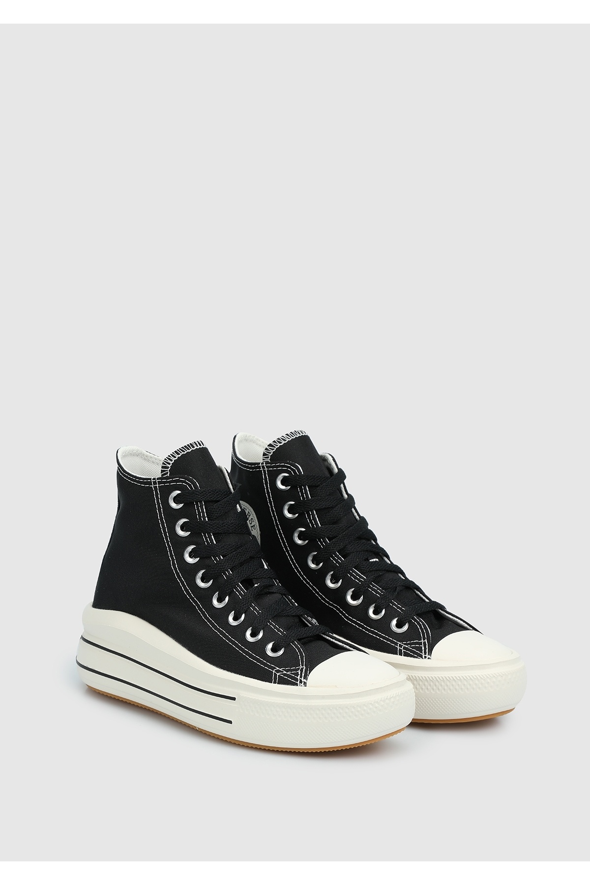 Converse-Chuck Taylor All Star Mov Siyah Kadın Sneaker 2