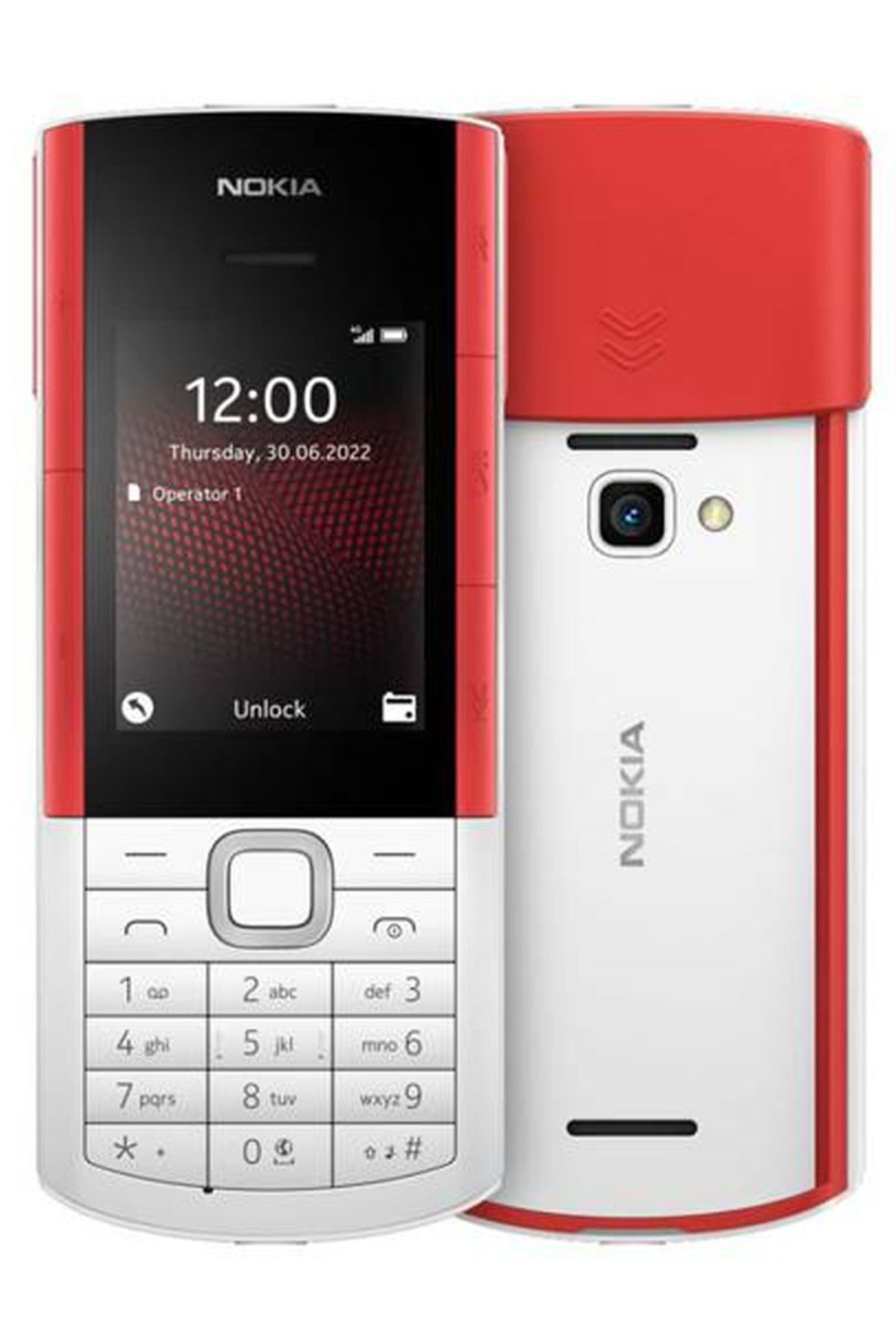 Nokia-5710 Xpress Audio Feature Phone with Built-in Wireless Earbuds, 4G MP3 player, FM radio, and M 2