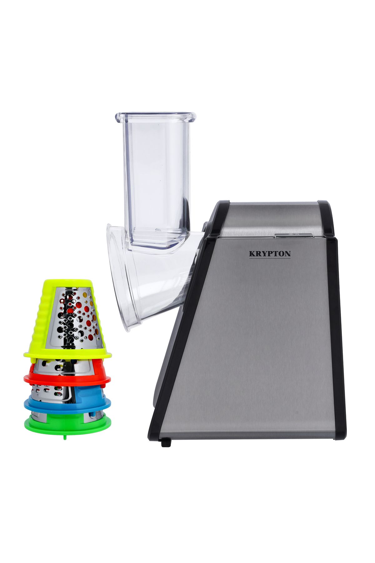 KRYPTON-Multifunction Salad Maker – 4 Blade Attachments, Noiseless Operation, Anti-slip Base 7