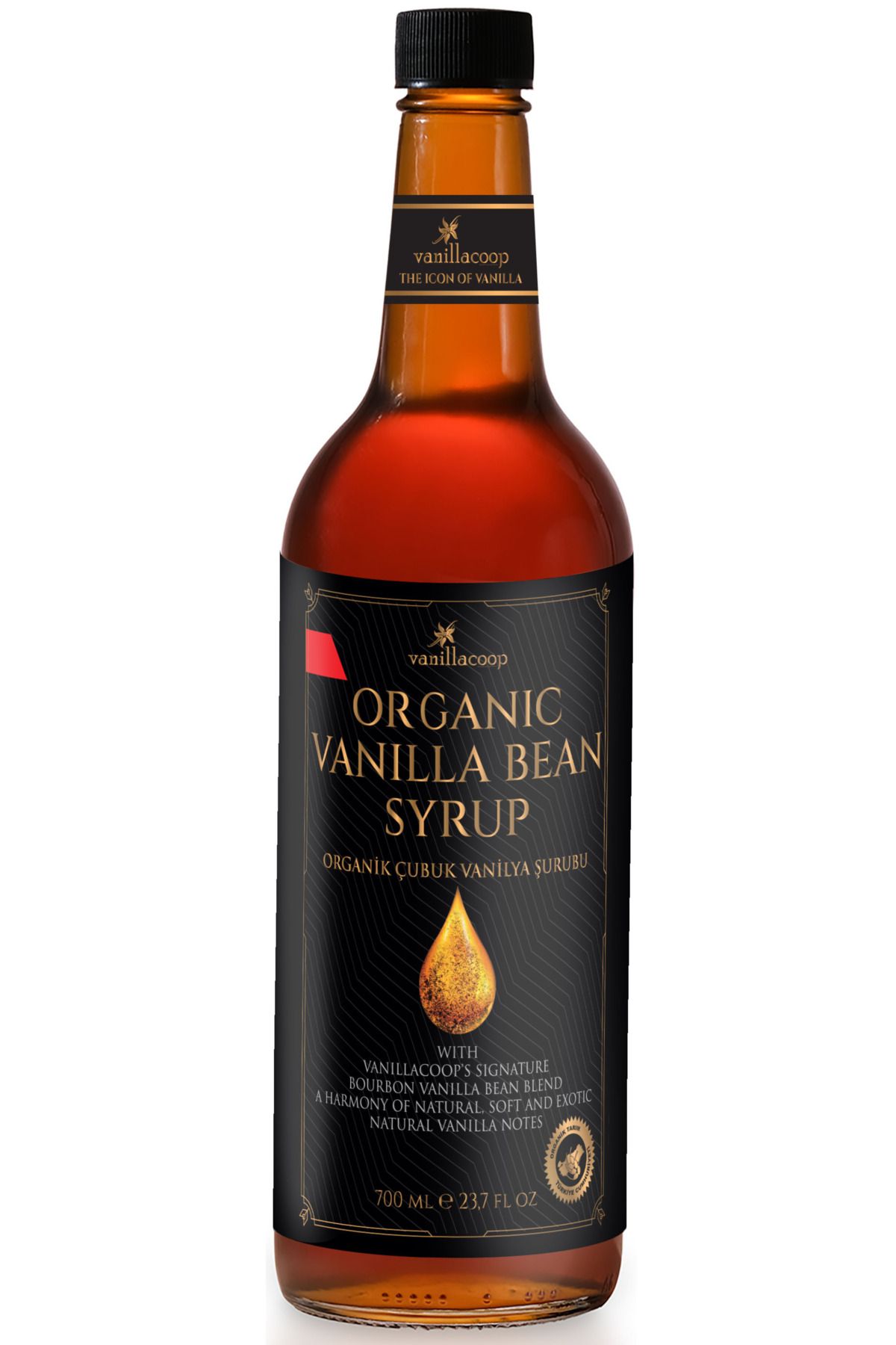 Vanillacoop Organik Vanilya Çubuğu Şurubu- 700ML
