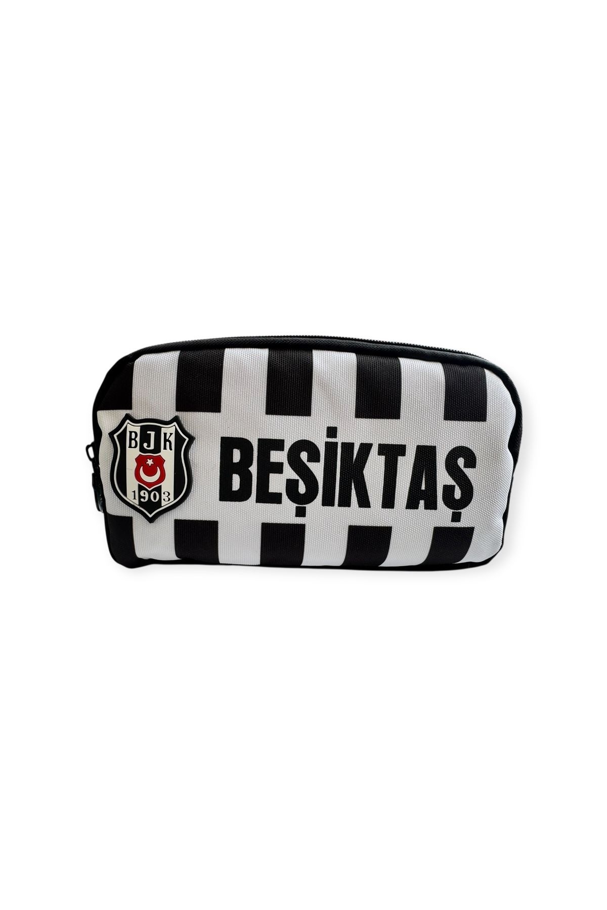 Polin Beşiktaş Lisanslı Jumbo Boy Çift Gözlü Kalem Çantası