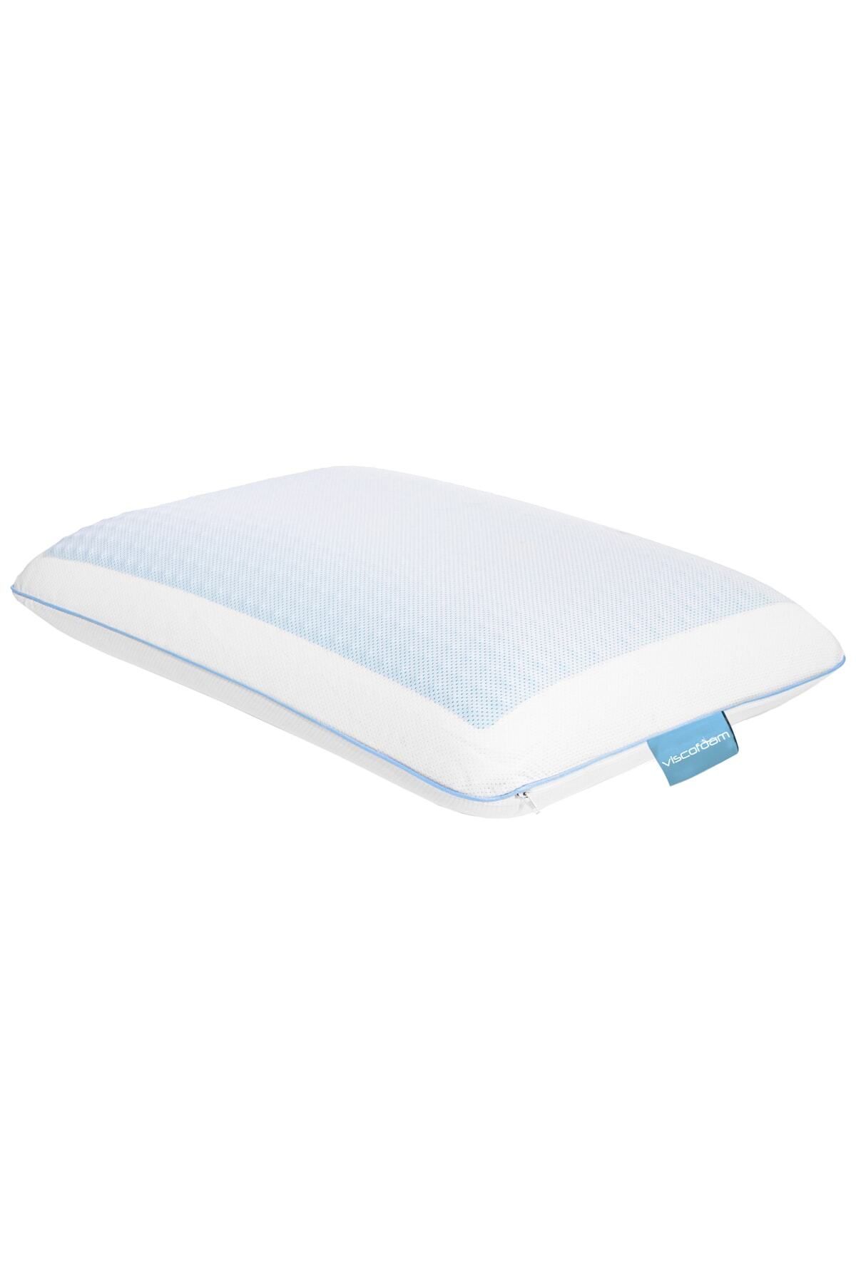 Viscofoam-Pernă ortopedică anti-transpirație Evva Pernă de răcire Visco Pernă de gel 59x39x13cm 3