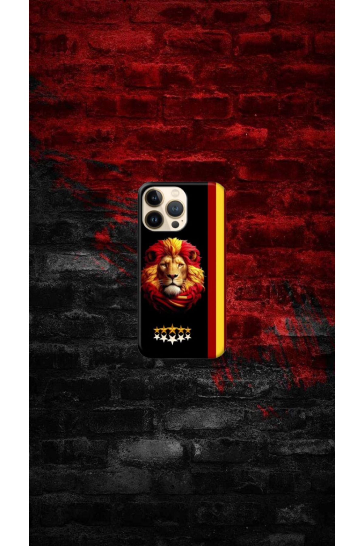 cover shopp Aslan Desenli Kılıf Tasarımı-3 IP 15 Pro Max