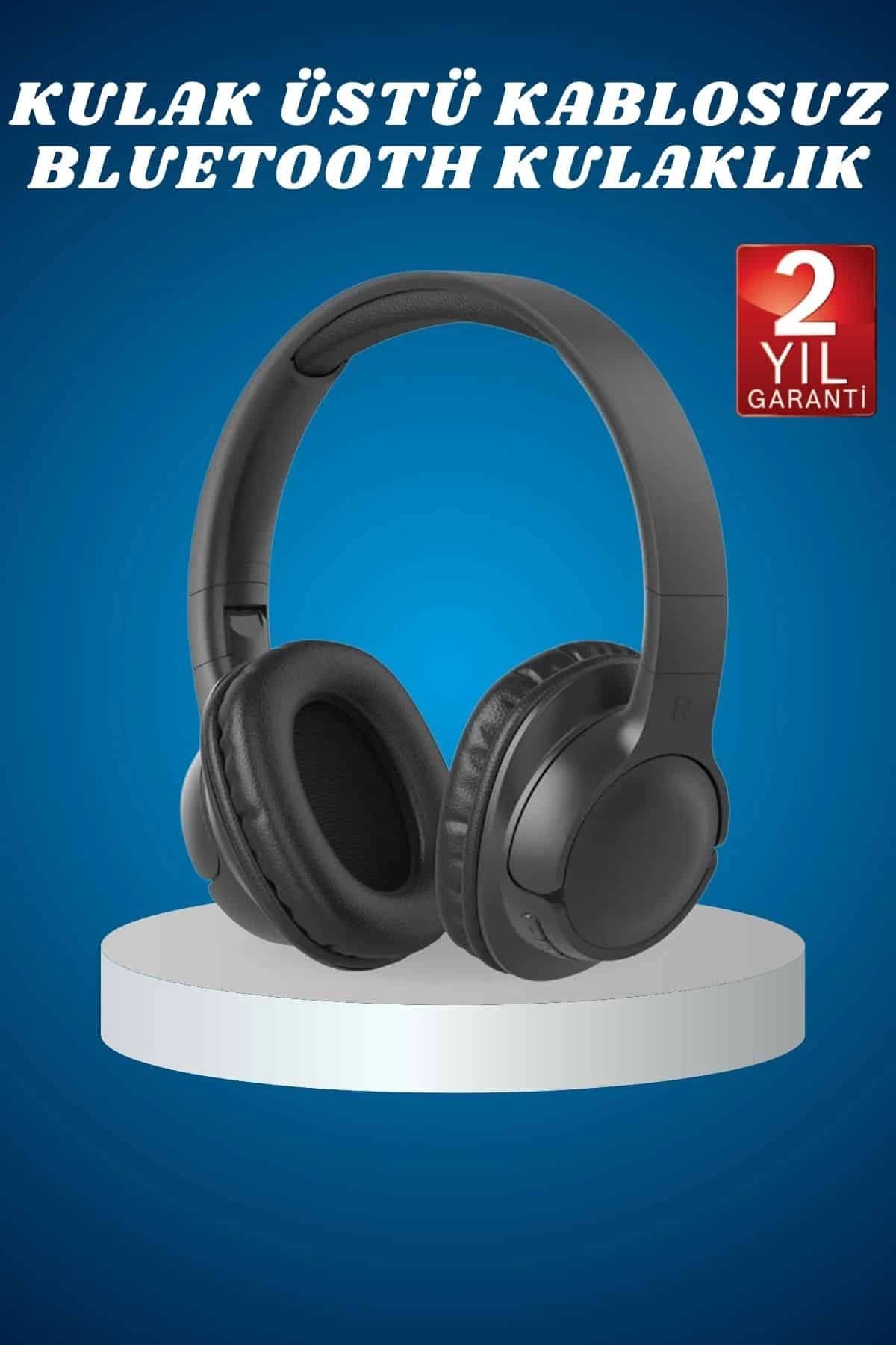 MELFSHOP Kulak Üstü Kablosuz Bluetooth Kulaklık Yüksek Ses Kaliteli ANC Özelliği