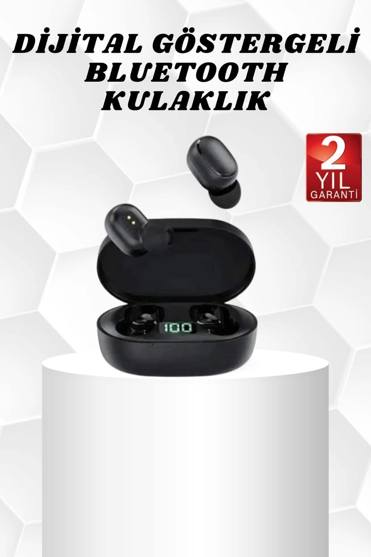 Heez Kablosuz Kulak İçi Bluetooth Kulaklık Stereo Dokunmatik Kontrollü Kulaklık