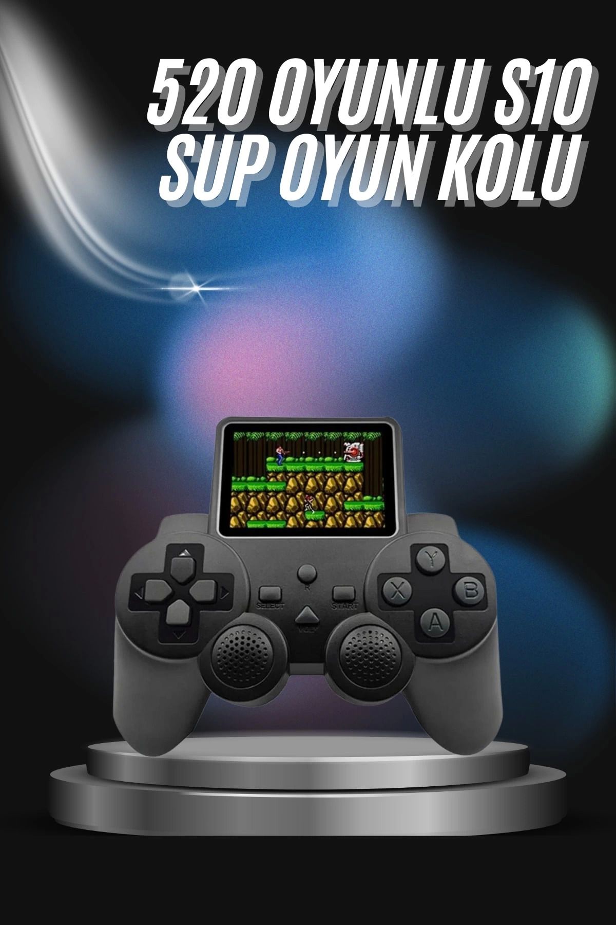 ÖYKÜ VE YİĞİT S10 Gamepad 520 Oyunlu Klasik Taşınabilir Retro Oyunlar Oyun Konsolu El Atarisi