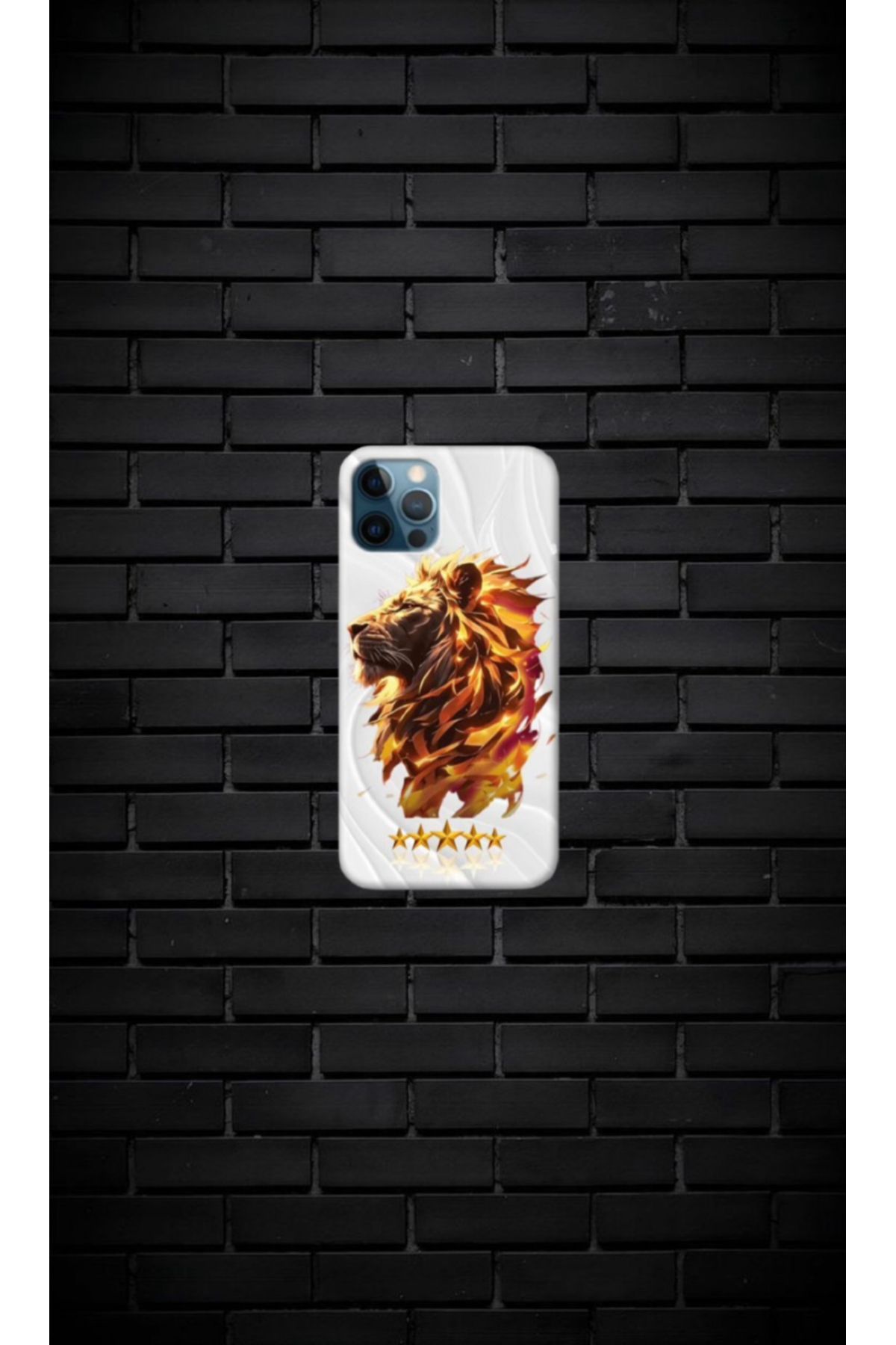 cover shopp Aslan Desenli Kılıf Tasarımı-5 IP 12 Pro