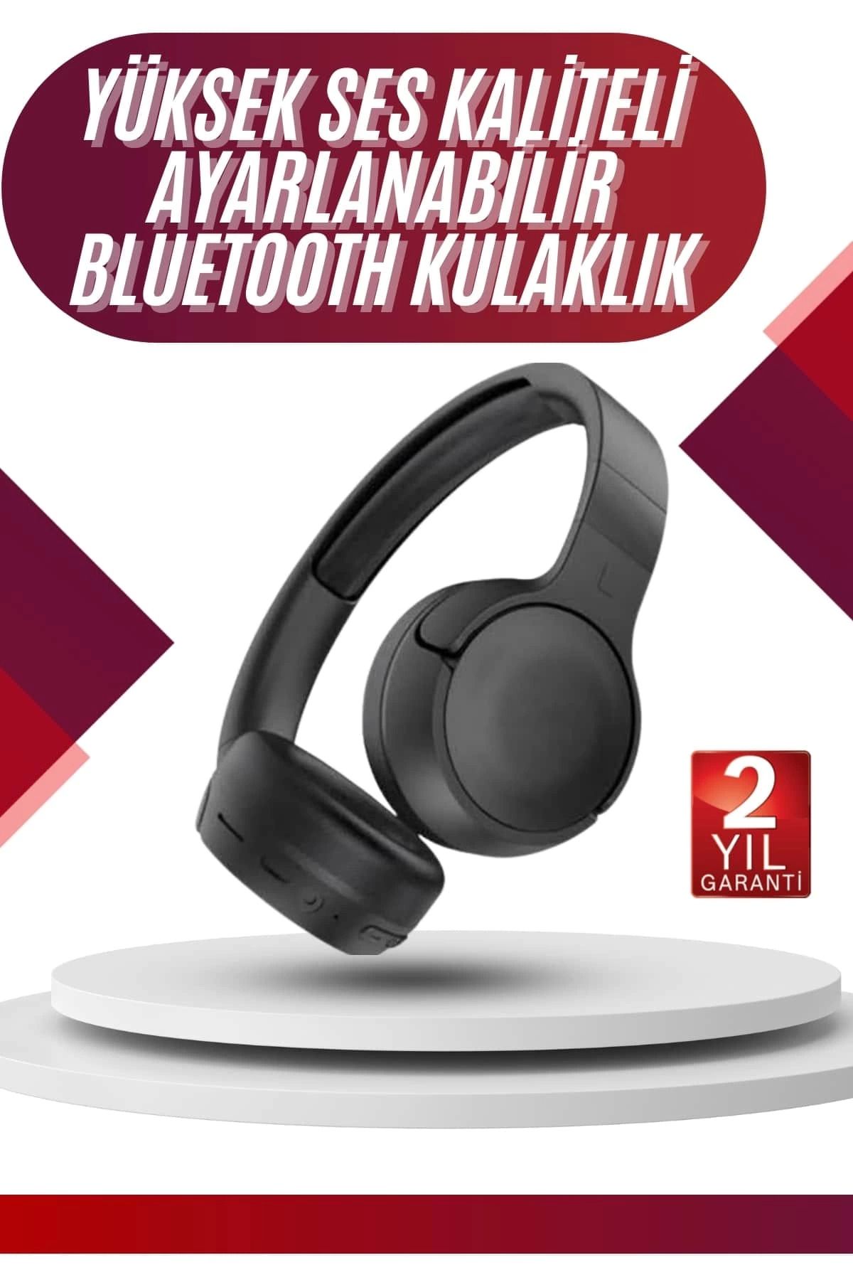 MELFSHOP Yeni Nesil Kulak Üstü Bluetooth Kulaklık Type-C Girişli Yüksek Ses Kaliteli