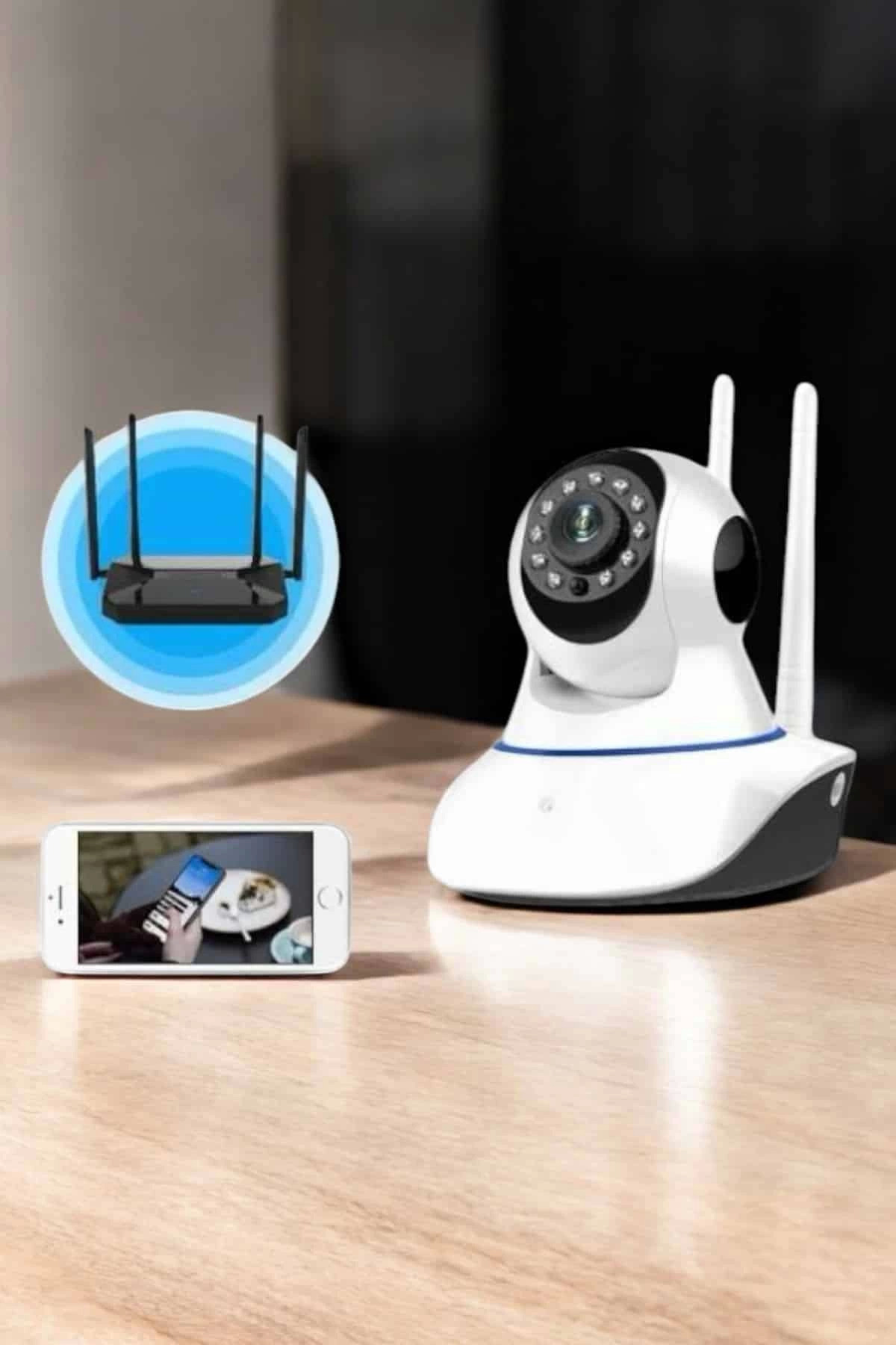 Eco Lounge Ev Kamerası Wifi Kamerası Video Kayıt Çift Yönlü Hareket Sensörü Bebek fotoğrafı 3 (önizleme)