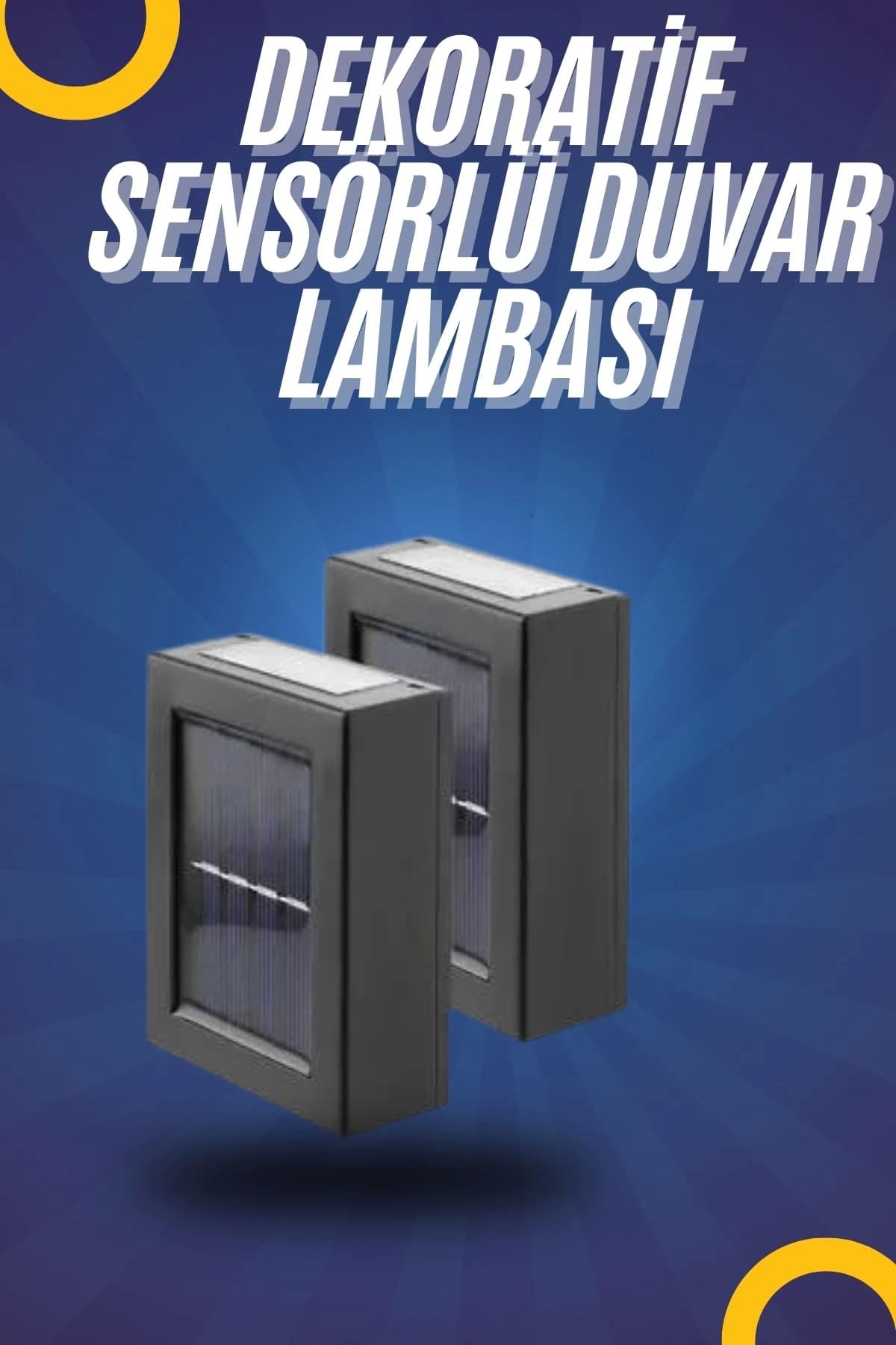 MT29 GİYİM Yeni Model Solar Çift Taraflı Duvar Lambası Dekoratif Duvar Lambası