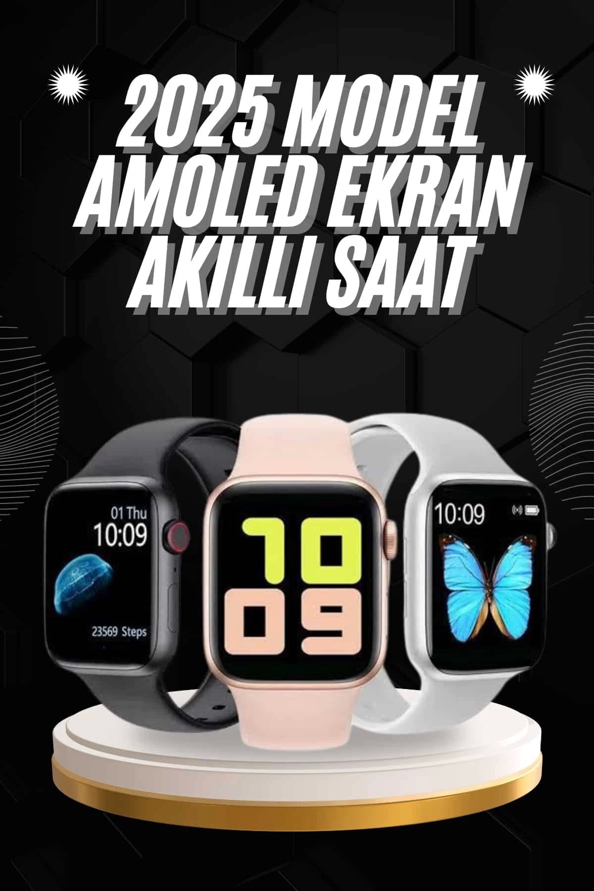MELFSHOP Arama Cevaplayabilen Akıllı Saat Bluetooth Bağlantılı Sosyal Medya Girişli
