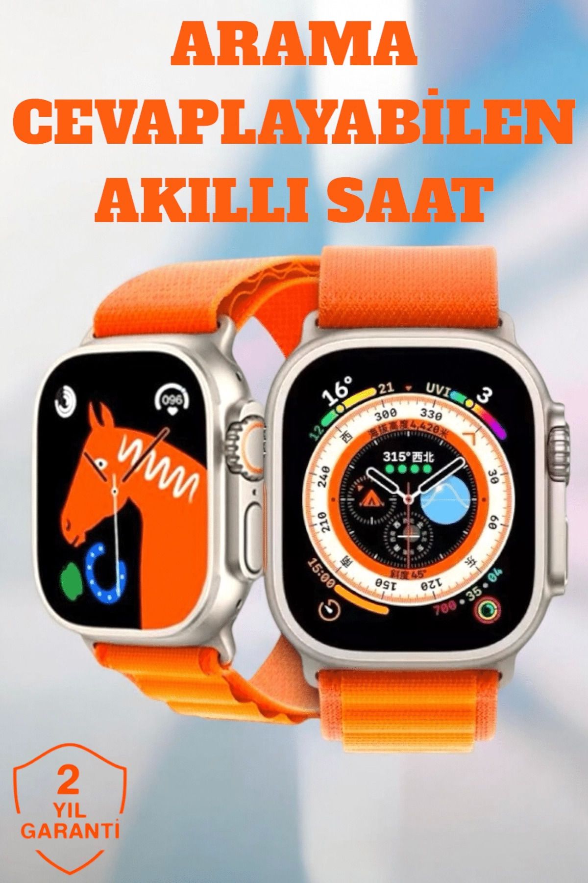 MELFSHOP Uyku ve Nabız Takipli, Wireless Şarjlı Akıllı Saat Android ve iOS Uyumlu