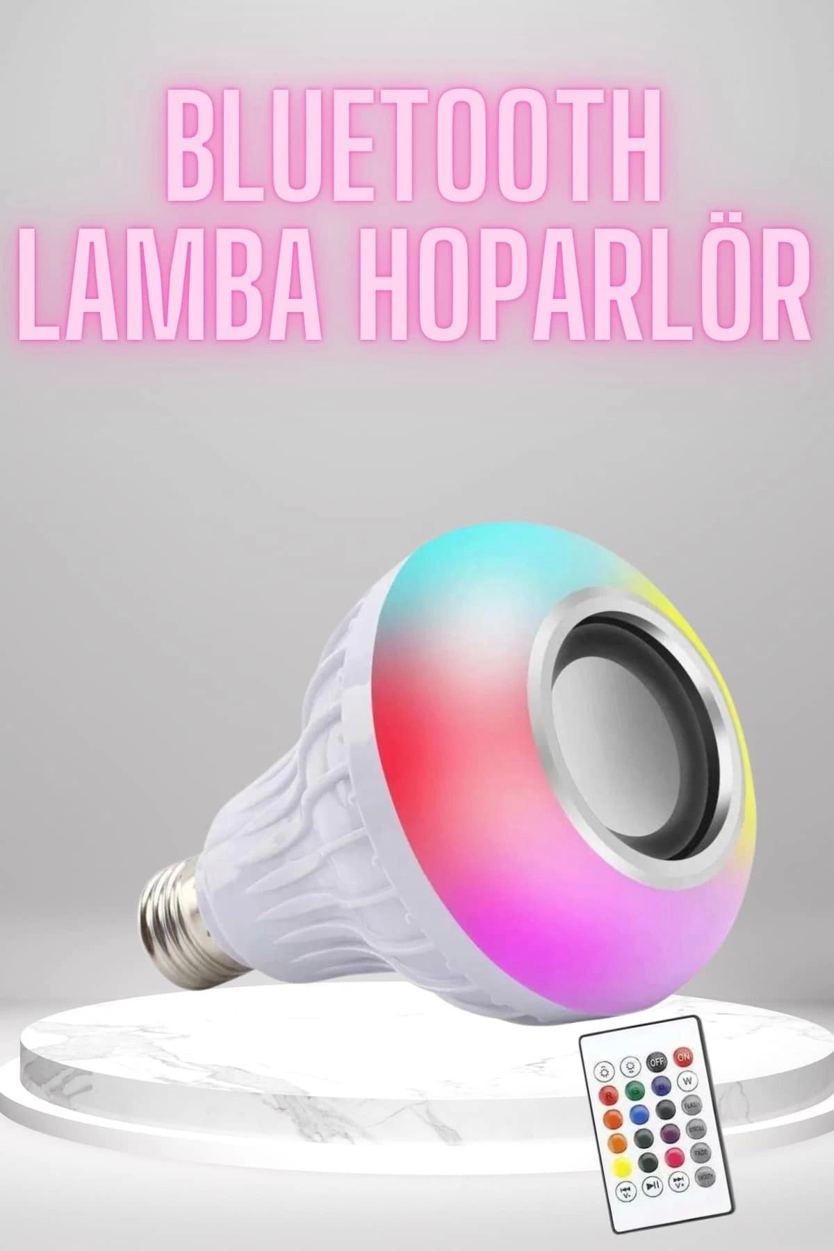 hayalimsah Bluetooth Hoparlör Akıllı Rgb Led Işık Renk Değiştirme Ses Bombası Ampül Görünümlü