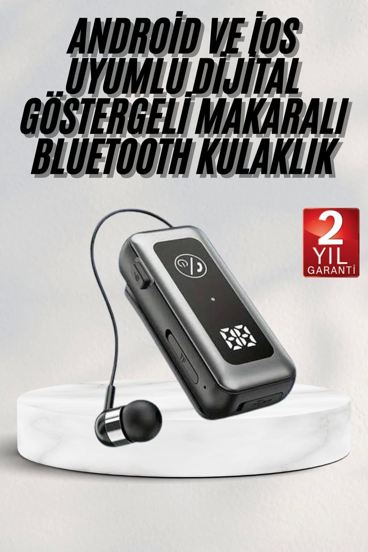 MELFSHOP Kablolu Kulak İçi 5.2 Makaralı Titreşimli Bluetooth Kulaklık Hafıza Kart