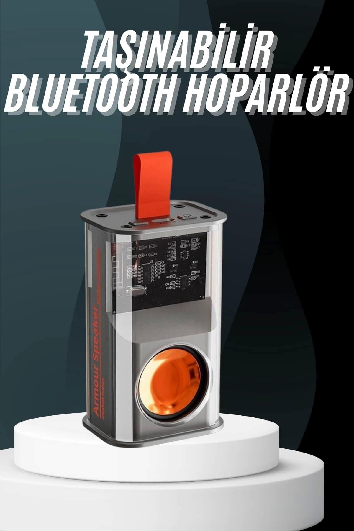 hayalimsah Taşınabilir Rgb Ledli Bluetooth Hoparlör Sd Kart Girişli Kablosuz