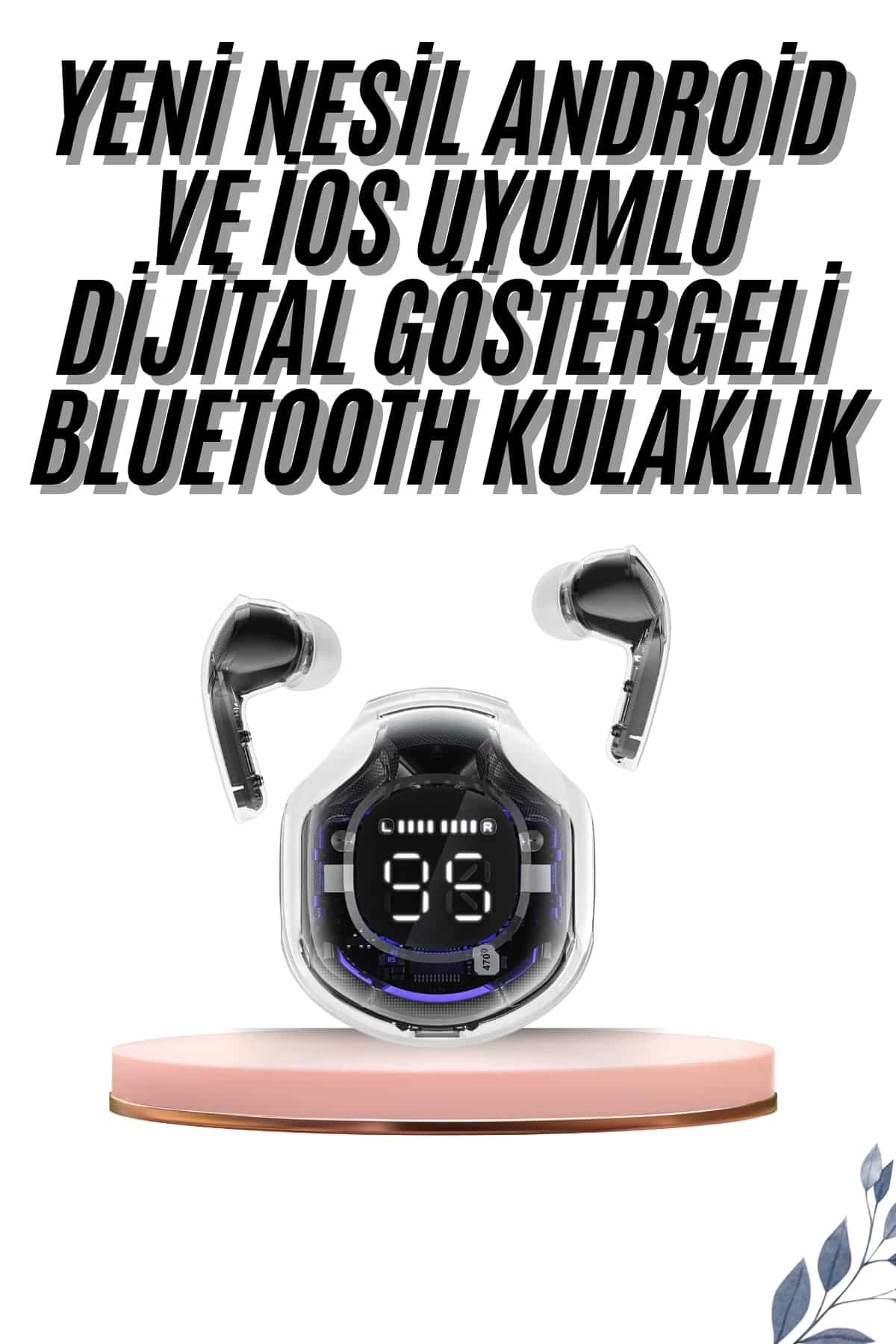 gizmurstore 2025 Model Kablosuz Bluetooth Kulaklık ANC ENC Destekli HİFİ Stereo