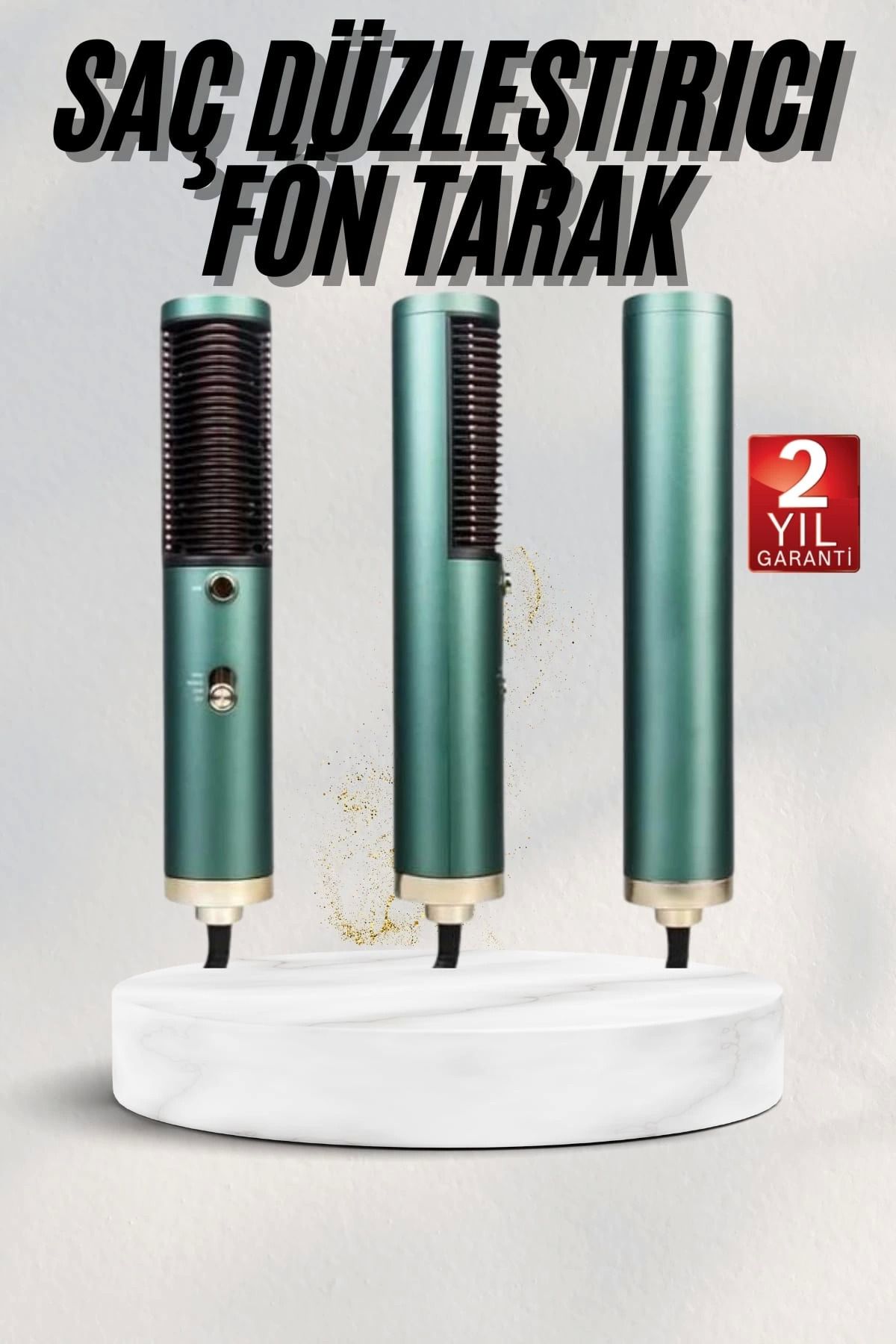 Heez Fön Tarak Saç Düzleştirici Saç Kurutma Makinesi Sıcak Hava Fırçası