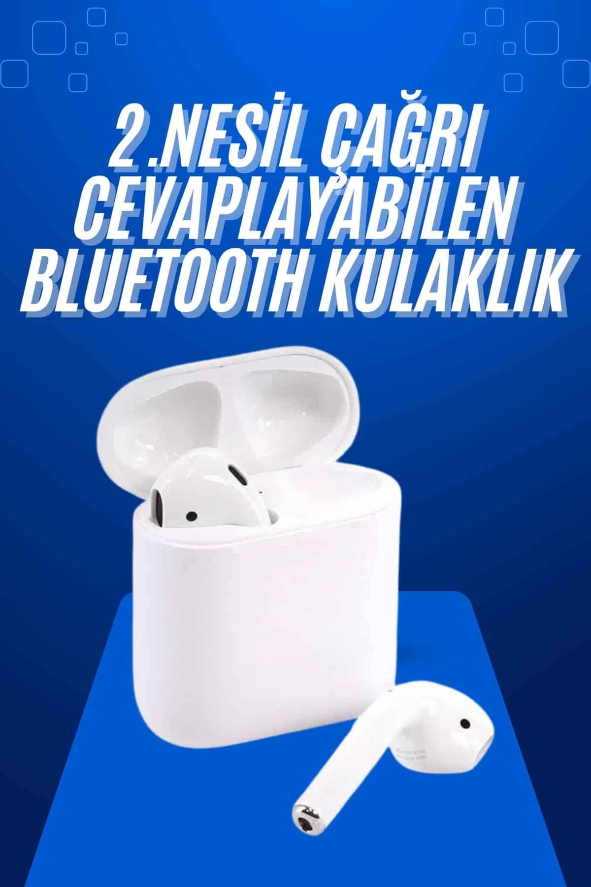 Heez 2025 Model Çağrı Cevaplayabilen Bluetooth Kulaklık Beyaz Dokunmatik Kontrol