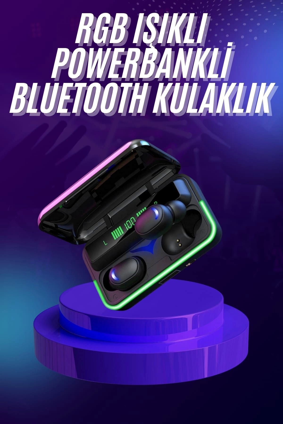 Heez Kablosuz Bluetooth Kulaklık Rgb Gaming Oyuncu Kulaklığı Gecikme Önleyici