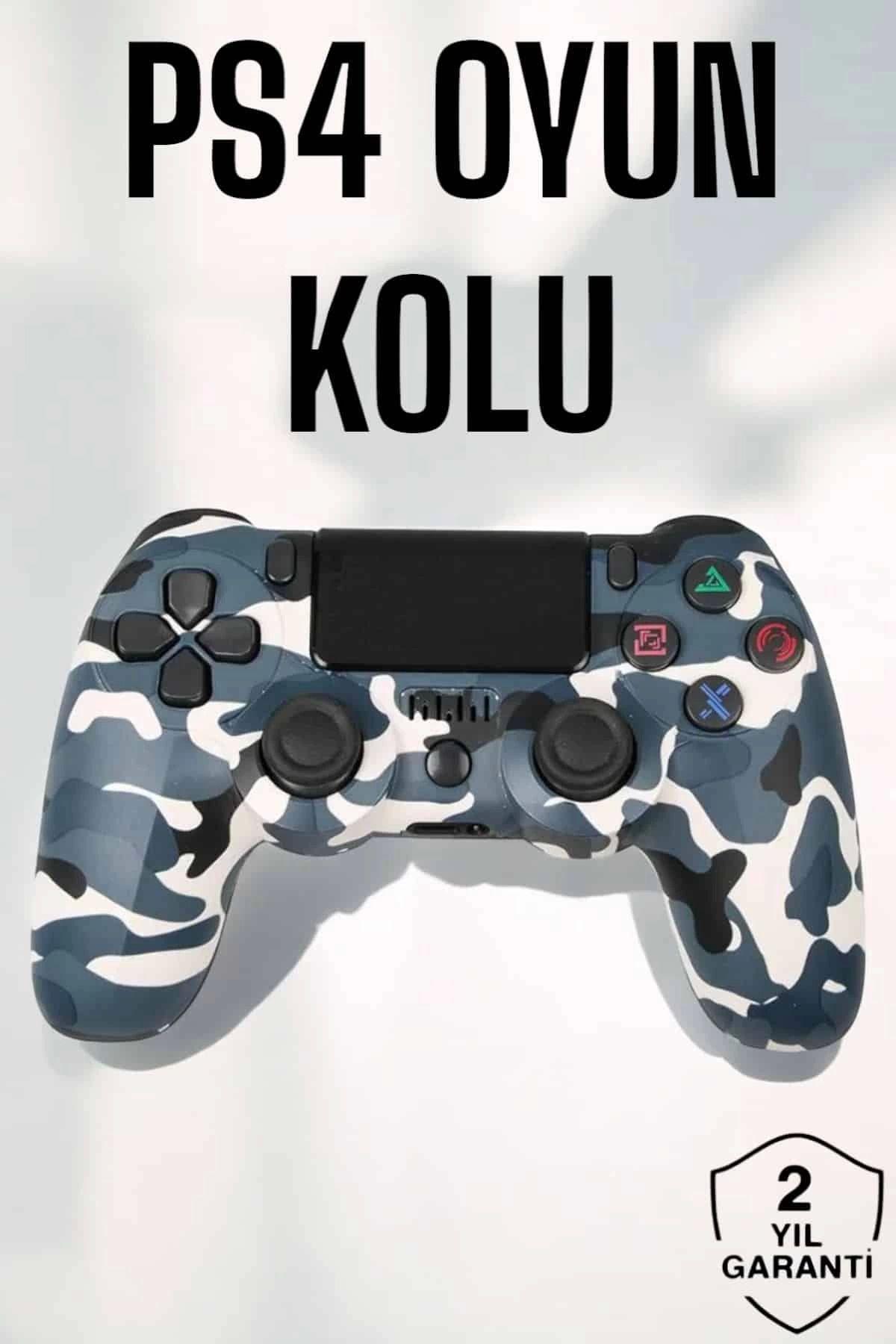 ÖYKÜ VE YİĞİT PS4 Oyun Kolu Kamuflaj Desenli Joystick