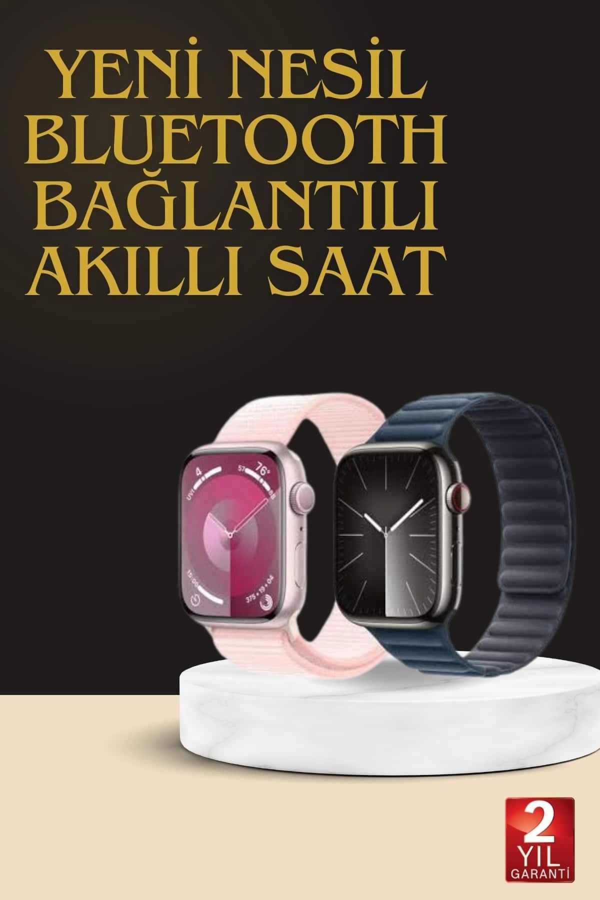 MELFSHOP Akıllı Saat İos Andorid Destekli Titreşimli GPS Özelliği Bildirim Özelliği