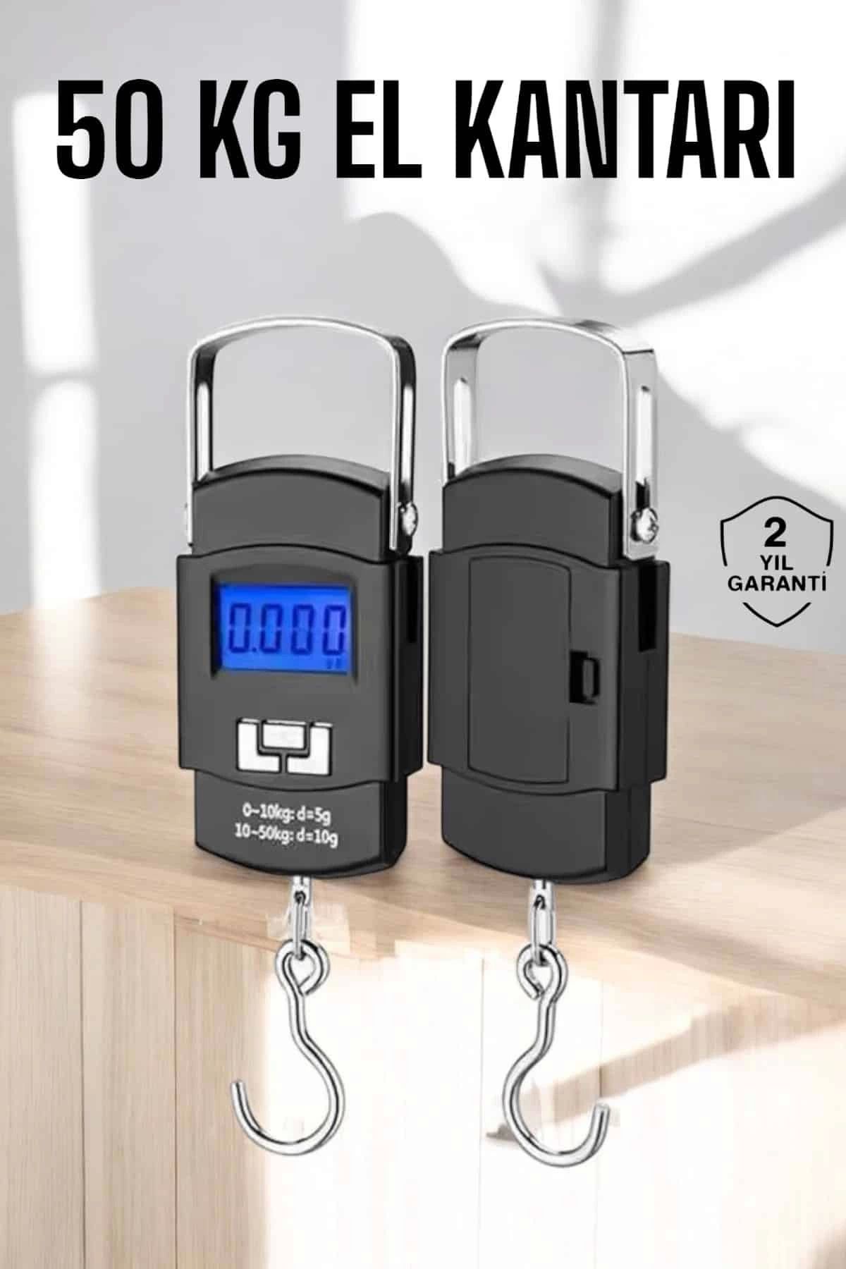 Heez El Terazisi Dijital Göstergeli Pilli 50 Kg Ağırlık Ölçer