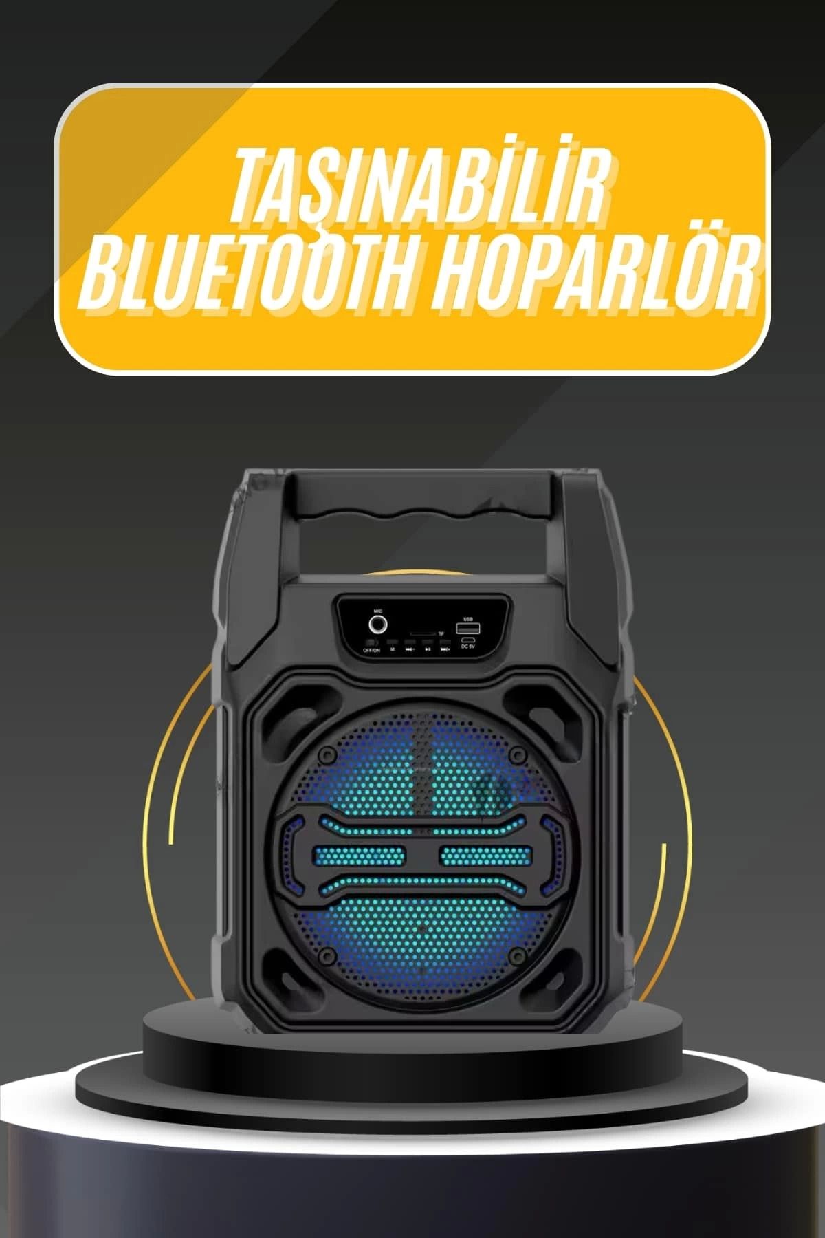 MT29 GİYİM Karaoke Mikrofonlu Fm Radyolu Bluetooth Hoparlör Yüksek Ses Kaliteli
