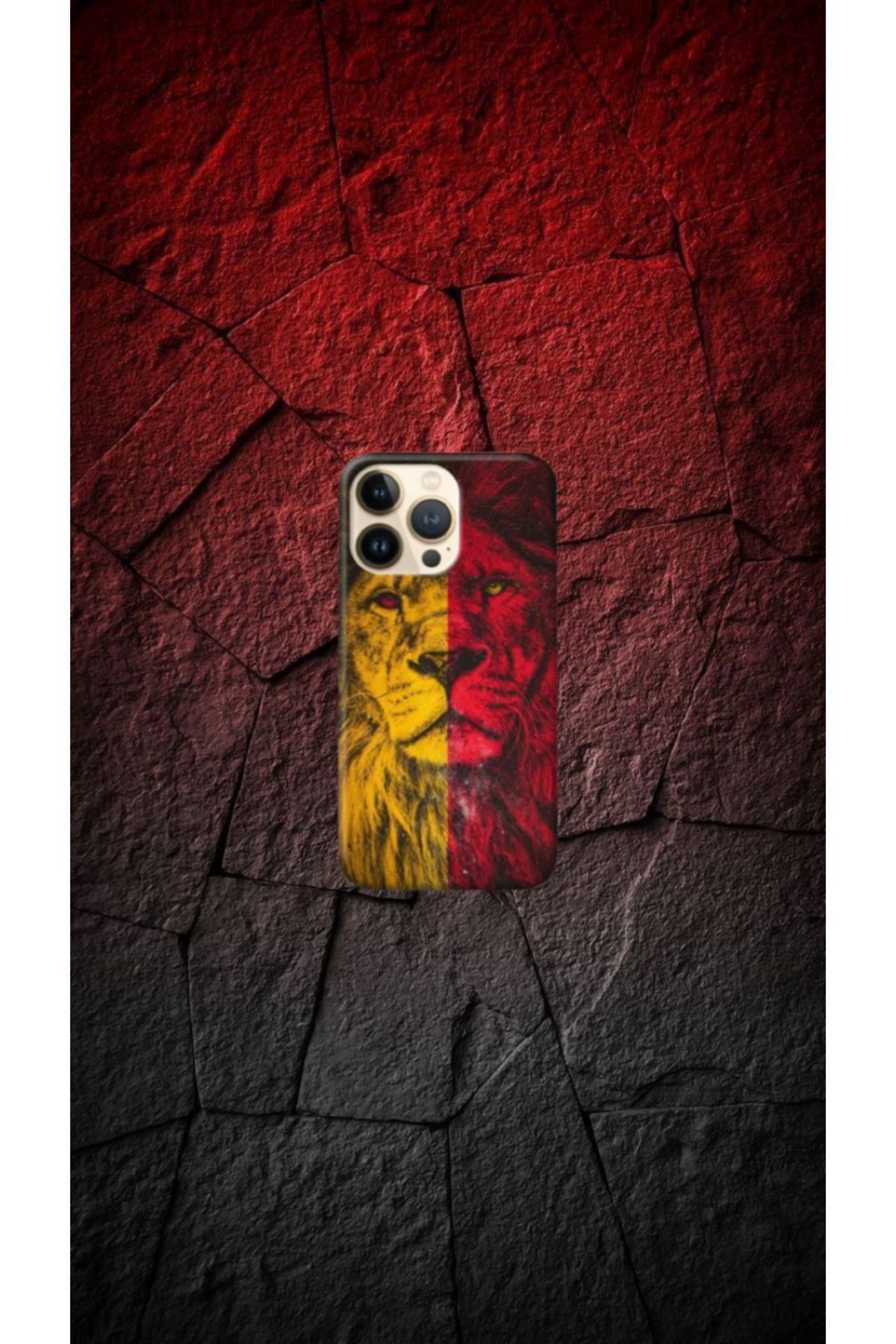 cover shopp Aslan Desenli Kılıf Tasarımı-3 IP 13 Pro Max