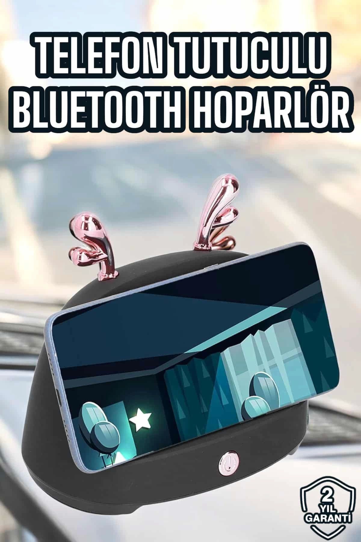 hayalimsah Bluetooth Hoparlör Telefon Tutuculu Akıllı Hoparlör Uzun Pil Ömrü