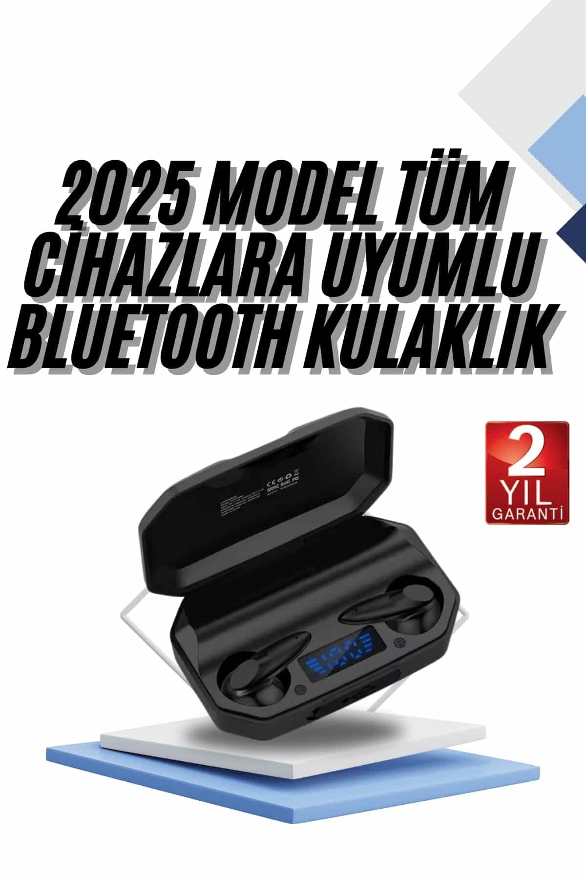 MELFSHOP Gaming Kulaklık Bluetooth 5.2 Kablosuz Kulakiçi Rgb Işıklı Çift Mikrofonlu