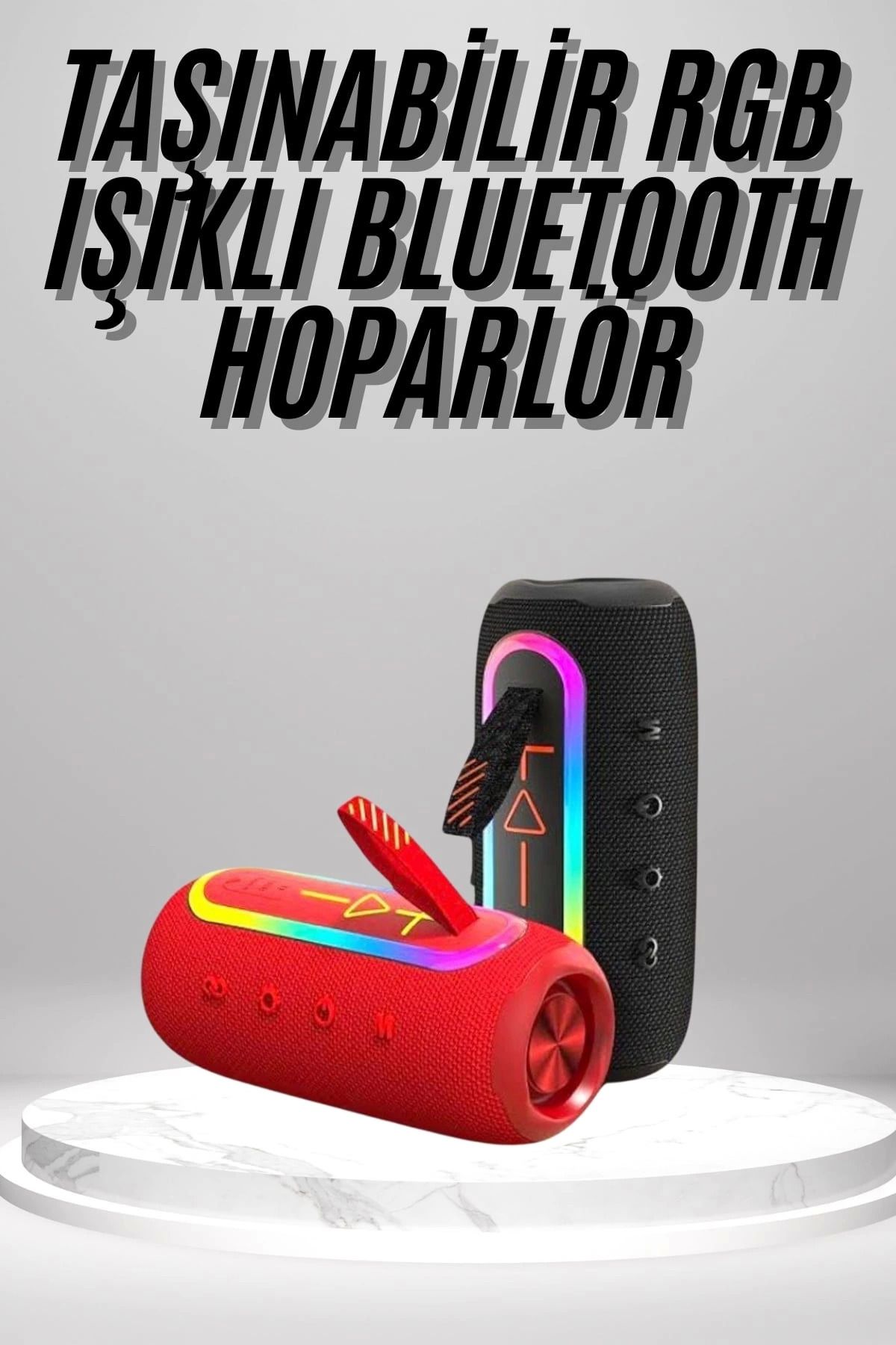 hayalimsah Bluetooth Hoparlör Uzun Pil Ömrü Taşınabilir Yüksek Ses Kaliteli