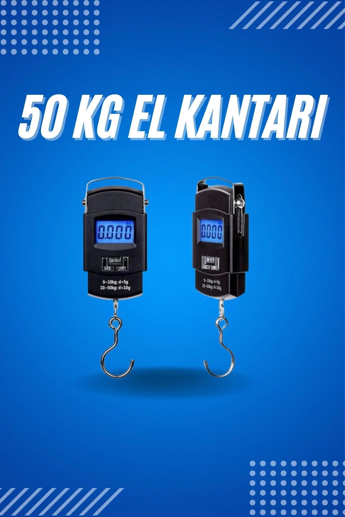 MT29 GİYİM 50 Kg Dijital El Terazisi Cep Tartısı El Kantarı Terazi