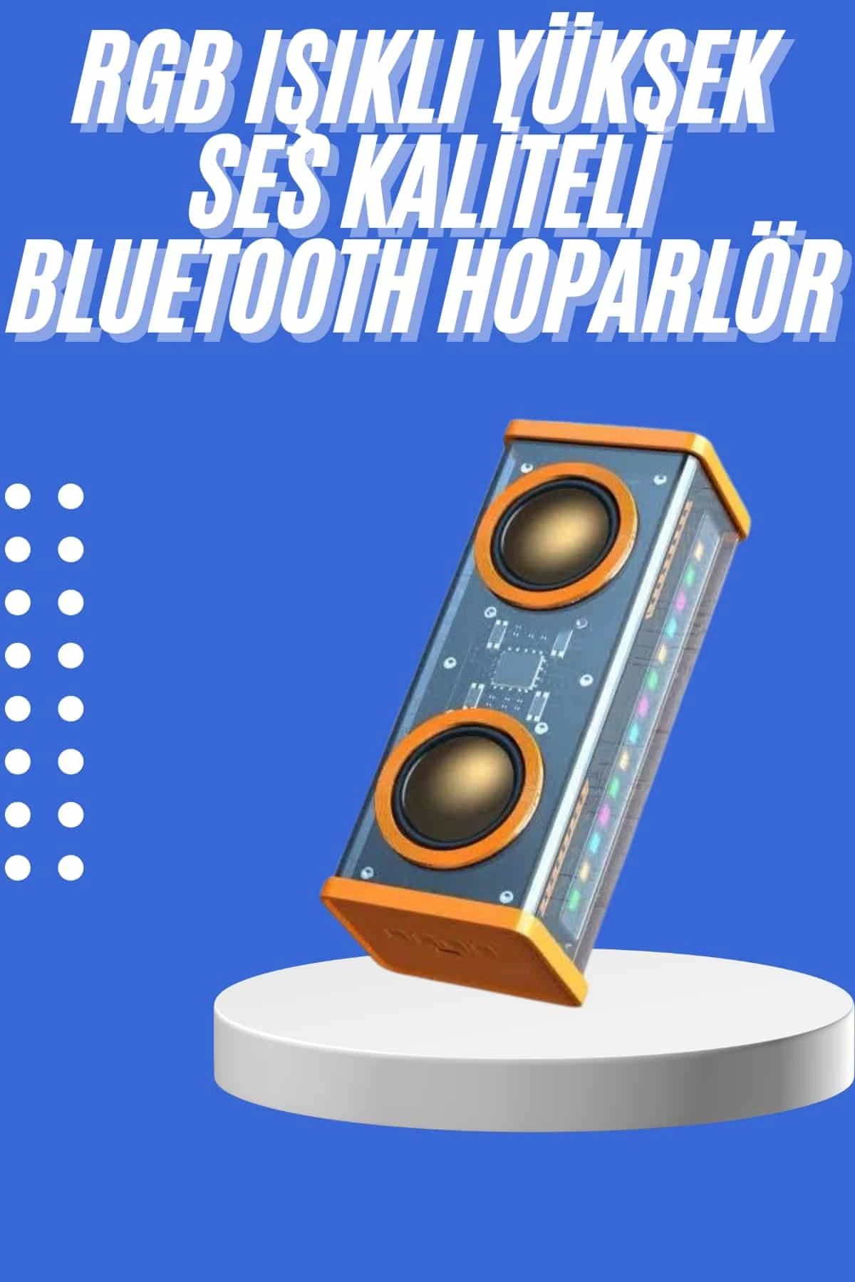 MT29 GİYİM Şeffaf Mecha Taşınabilir Bluetooth Hoparlör Kablosuz Yüksek Ses Kaliteli