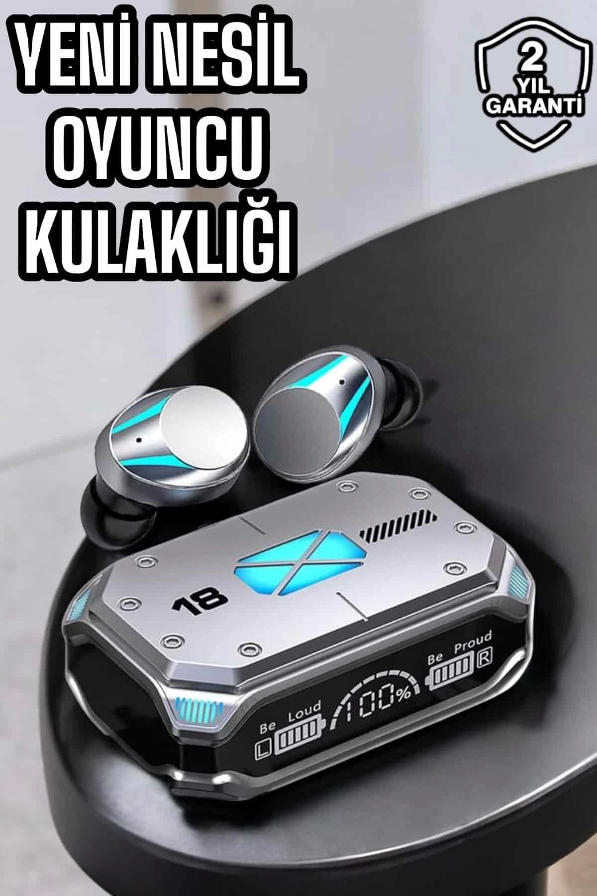 Heez Yeni Nesil Kablosuz Bluetooth Kulaklık Dijital Göstergeli 5.3 Bluetooth