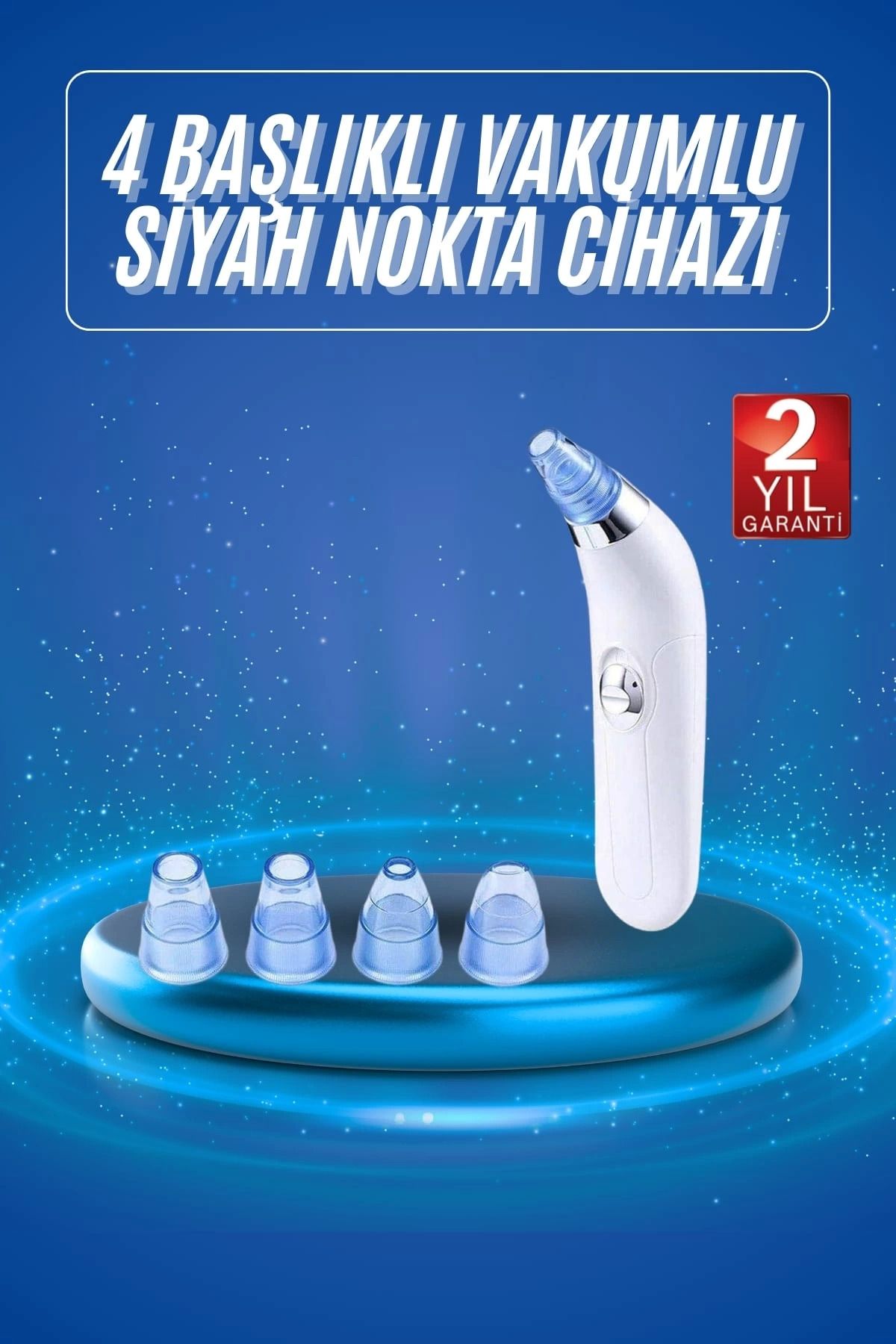 yusuftex Vakumlu Siyah Nokta Ve Yüz Temizleme Cihazı 4 Başlıklı