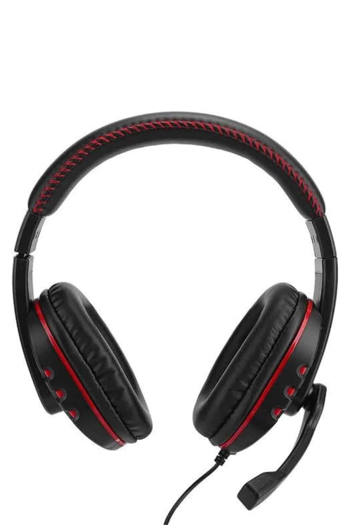 MELFSHOP Mikrofonlu Gamer Kulaklık Oyuncu Kulaklığı Yüksek Ses Kaliteli Stereo Yumuşak Yastıklar
