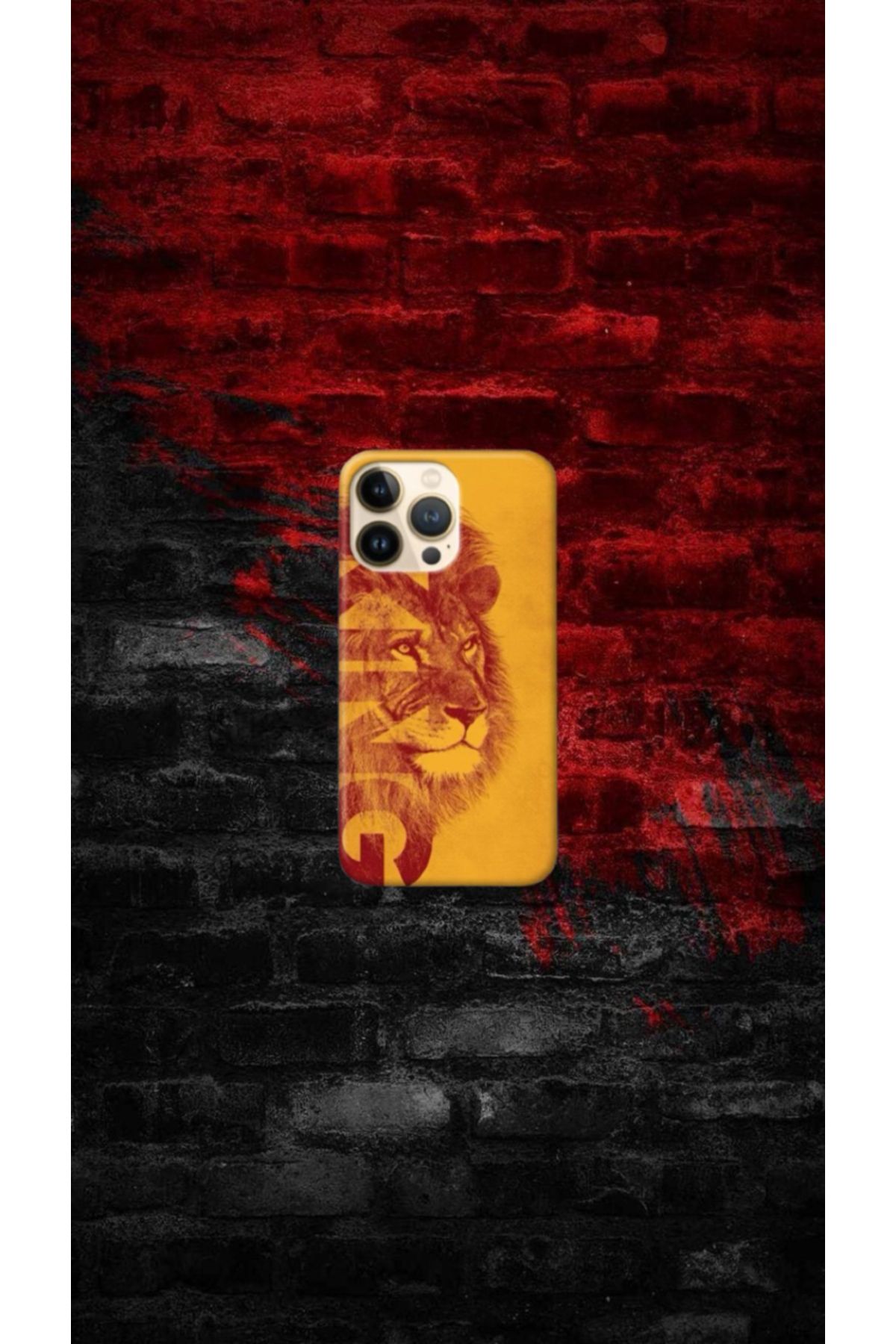 cover shopp Aslan Desenli Kılıf Tasarımı-5 IP 15 Pro