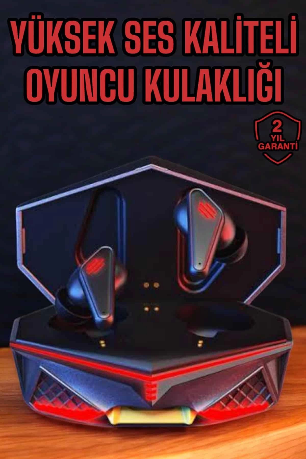Heez Yeni Nesil Oyuncu Kulaklığı Gürültü Önleyici Uzun Pil Ömrü Bluetooth Bağlantılı