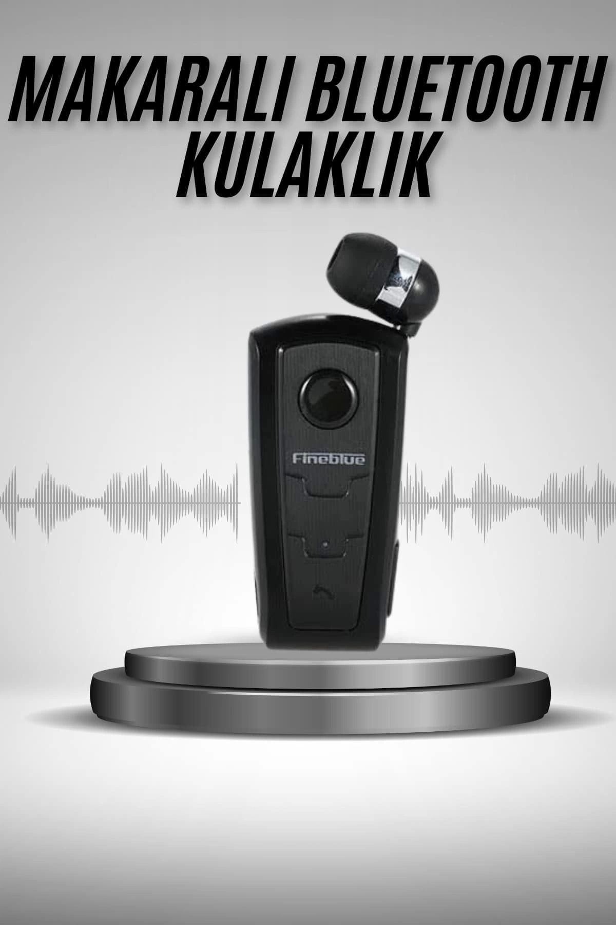 Heez Makaralı Bluetooth Kulakiçi Yaka Kulaklığı Kablosuz Kulaklık