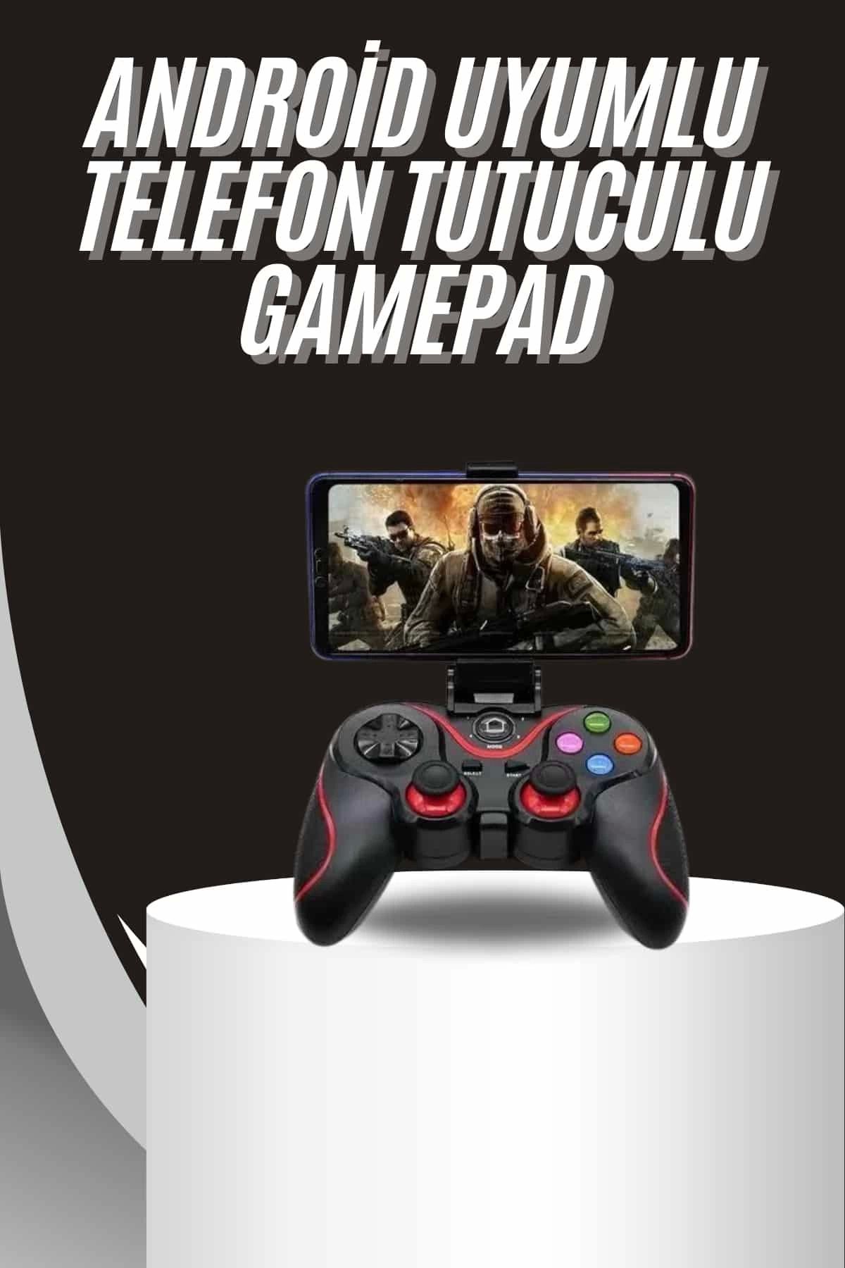 ÖYKÜ VE YİĞİT Kablosuz Oyun Kolu Bluetooth Joystick Gamepad Android Uyumlu