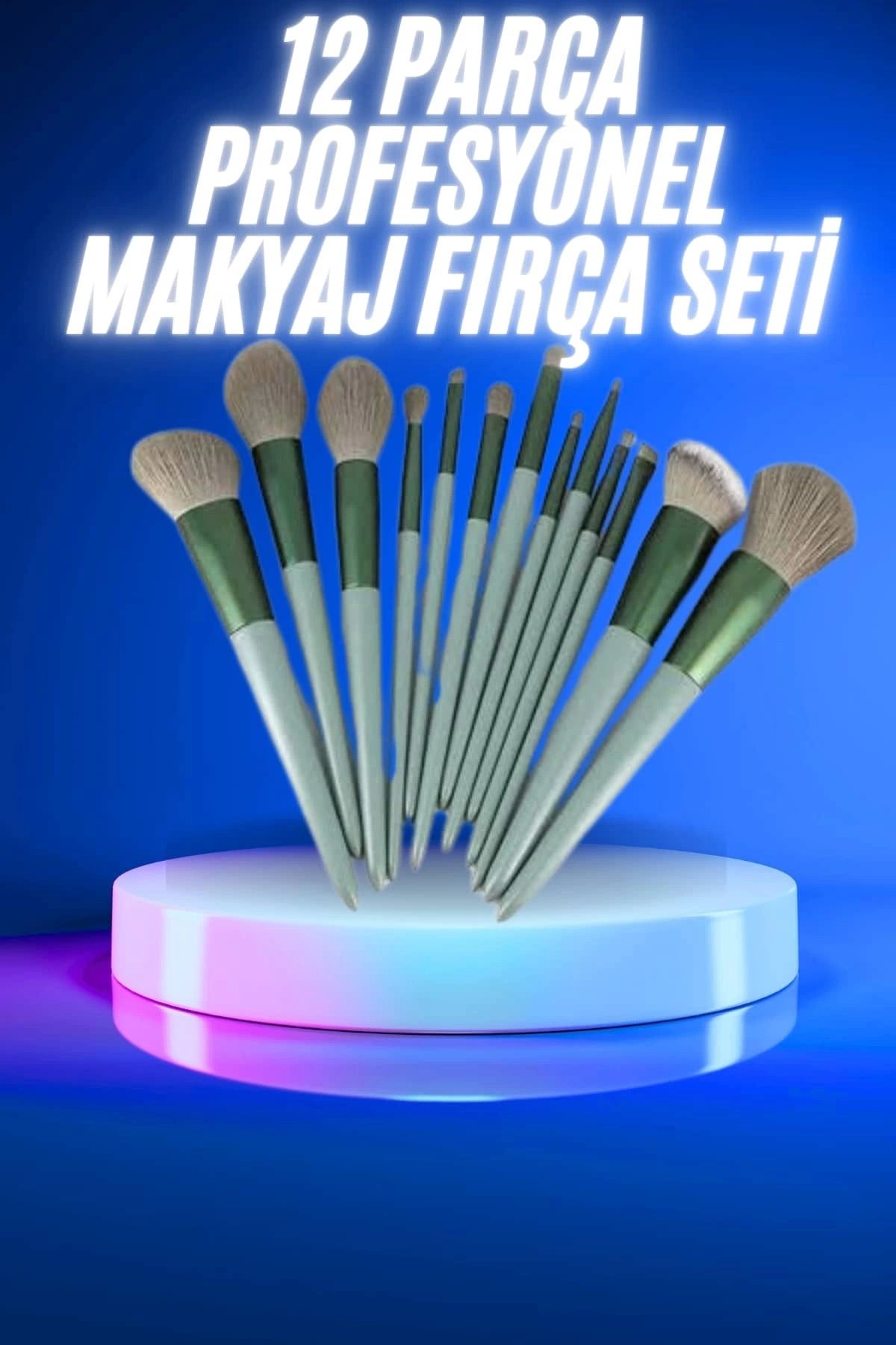 hayalimsah 13 Parça Makyaj Fırça Seti Far Kontür Aydnlatıcı Fırçası İz Bırakmaz Hafif ve Yumuşak