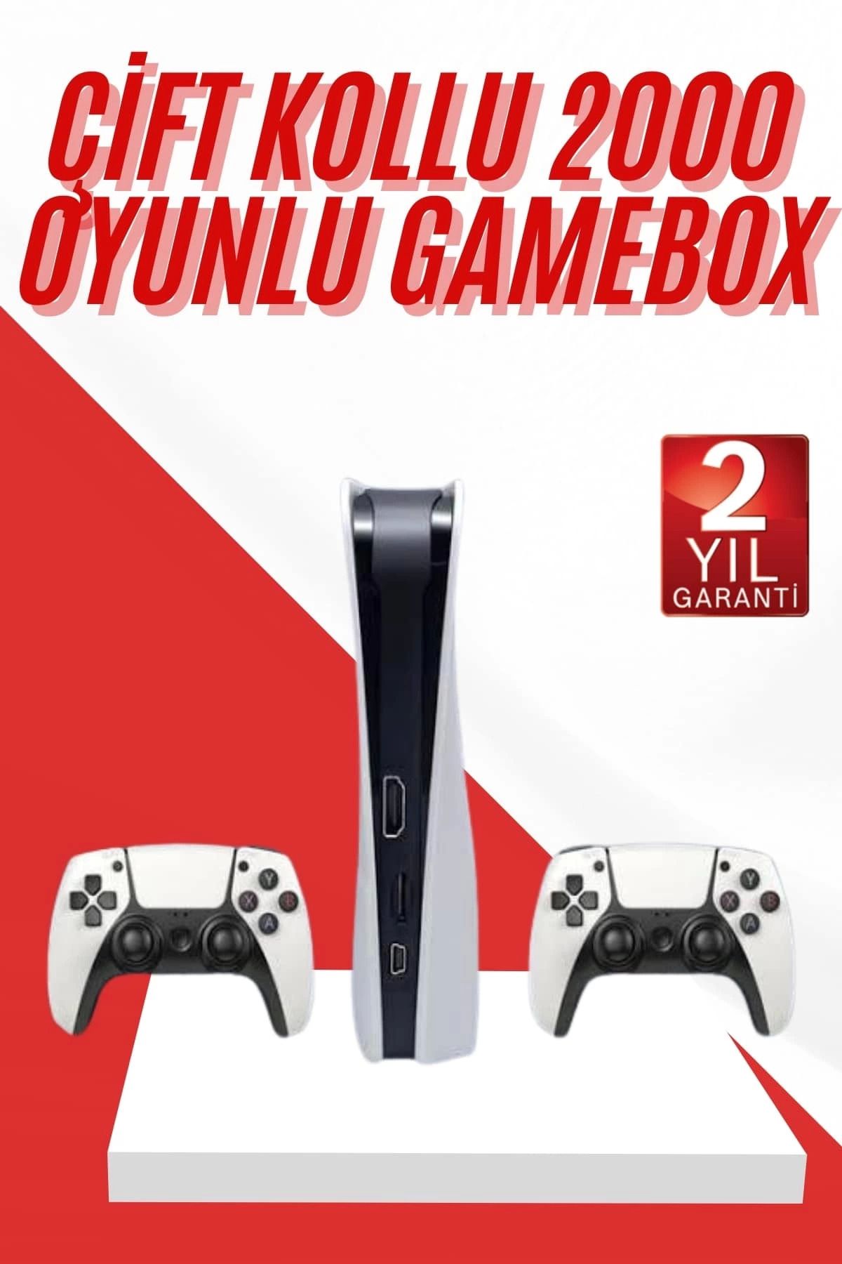ÖYKÜ VE YİĞİT 4k Hd 2.4g Kablosuz Kol 3000 Oyunlu Game Station Retro Atari Game Box