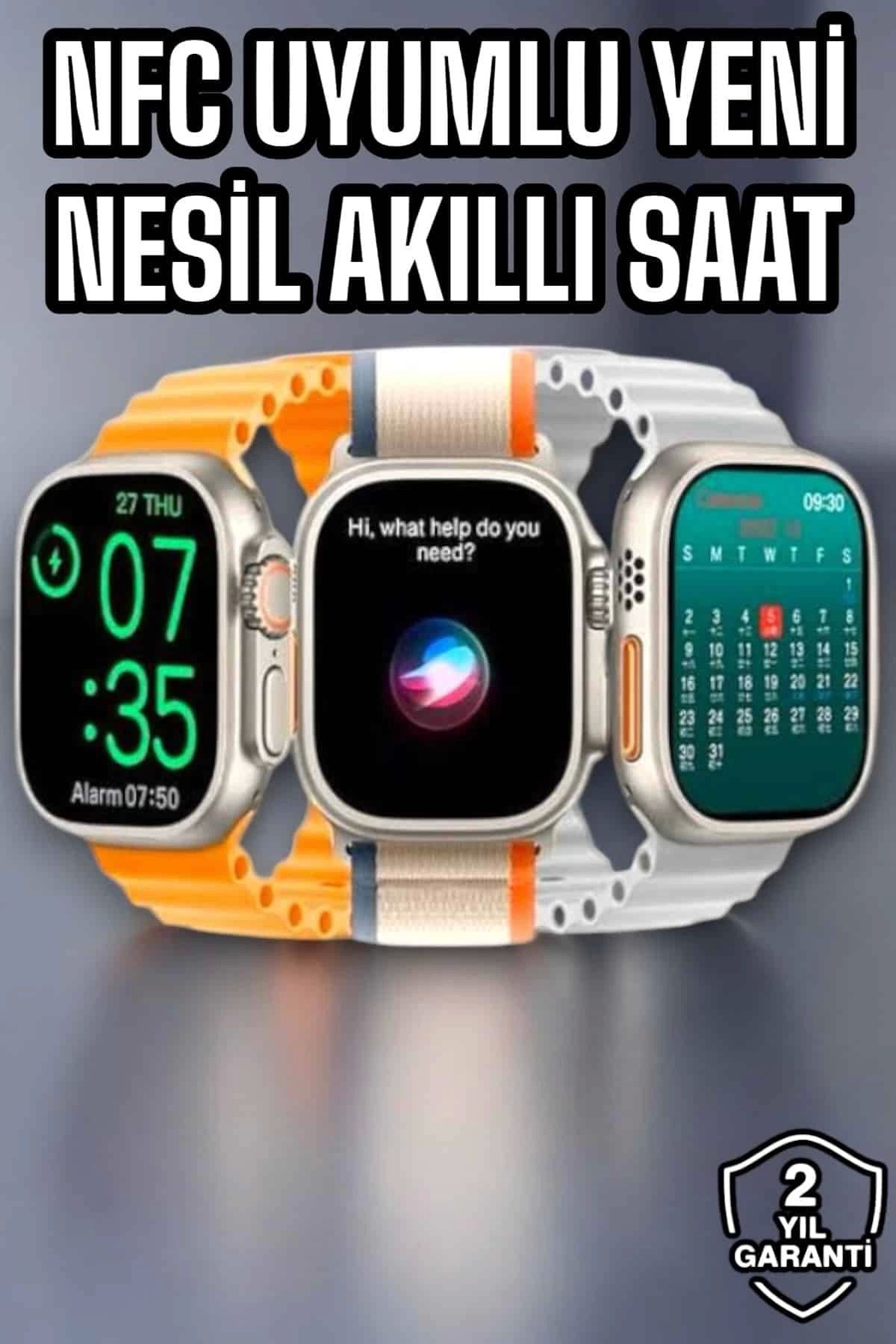 MELFSHOP Akıllı Saat Sağlık Takibi Spor Modları ChatGPT Entegrasyon Ve Sesli Asistan