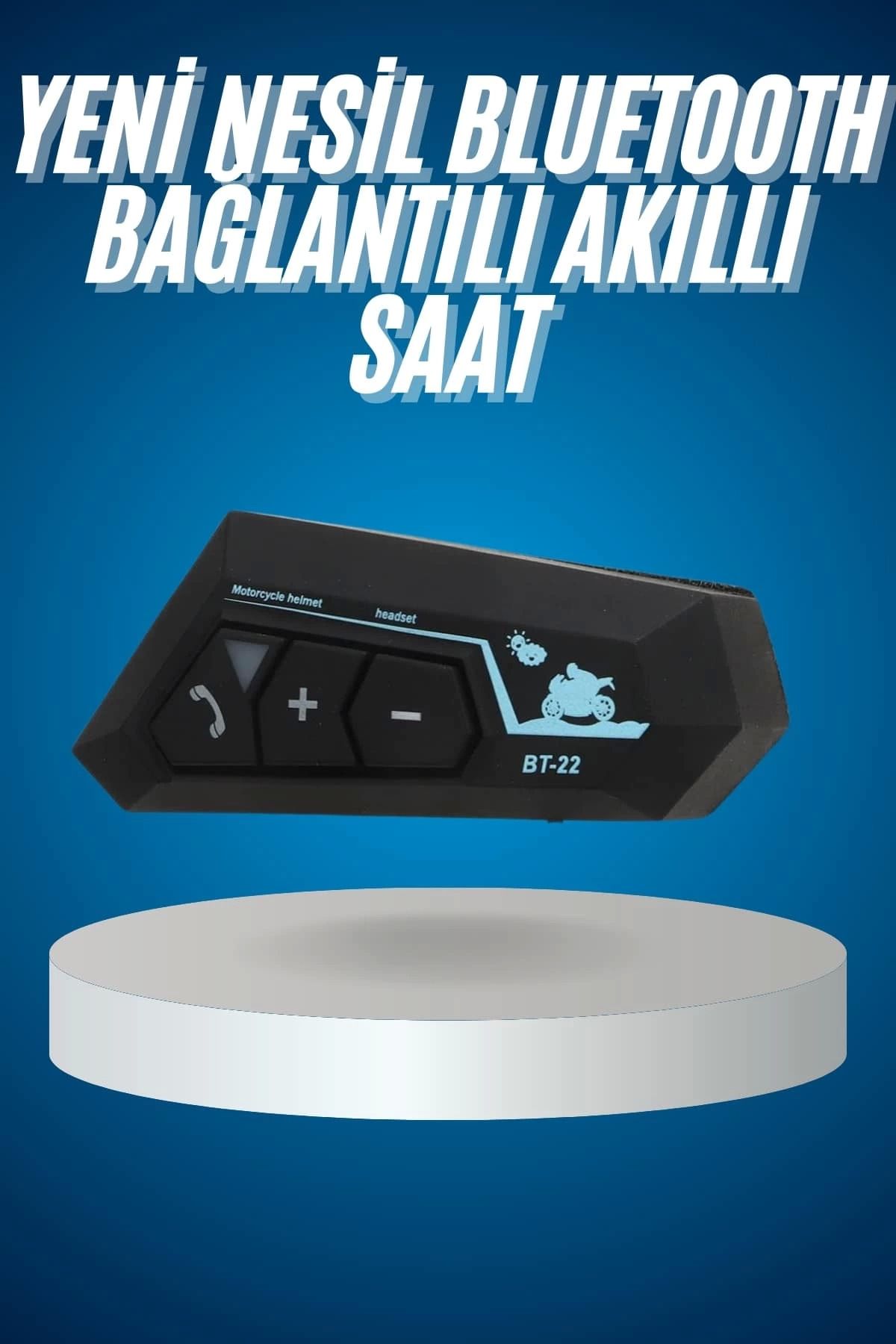 MELFSHOP Bluetooth Kask Kulaklığı Intercom 5.0 Bluetooth Android ve İOS Uyumlu