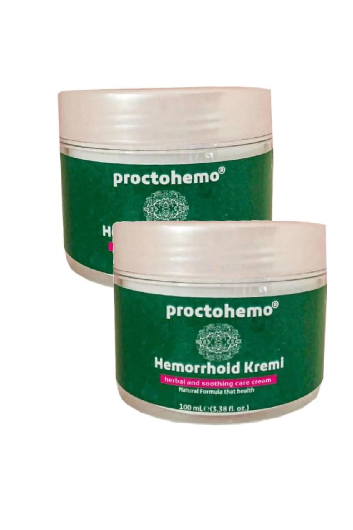 MELFSHOP Proctohemo Hem.oroid Sızı Akıntı Şişlik Giderici Masaj Bakım Kremi 100 ml 2 Adet