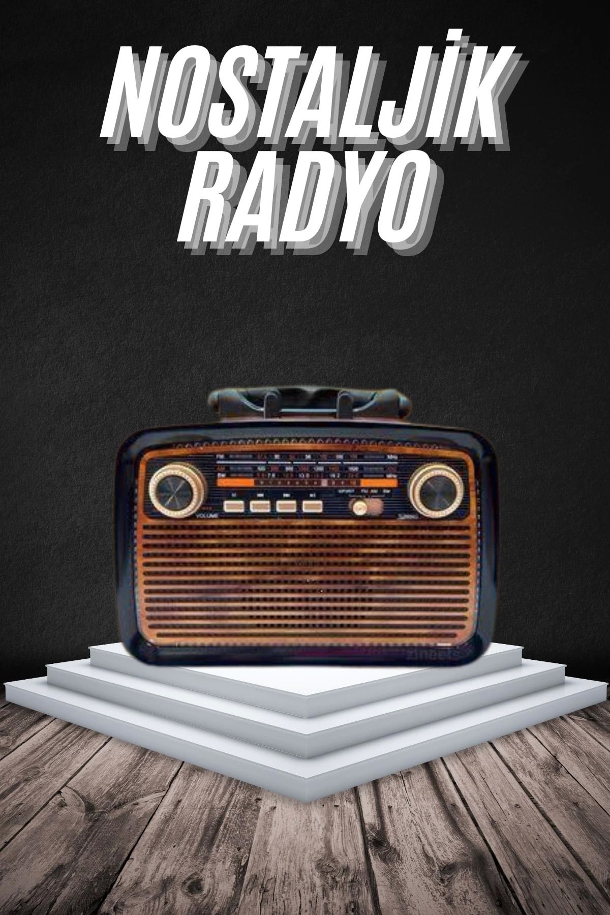 hayalimsah Eskitme Nostalji Tasarımlı Bluetoothlu Nostalji Radyo Ahşap Nostaljik Görünümlü