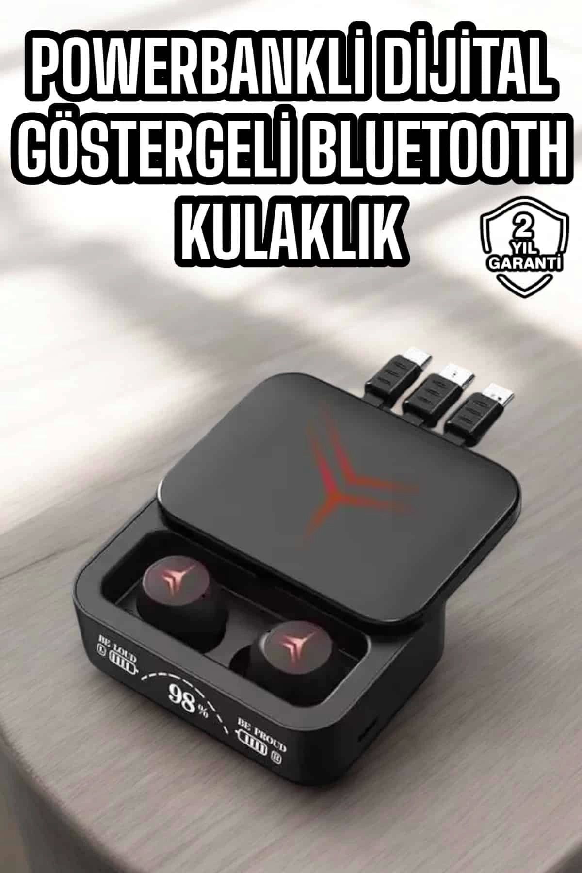 MELFSHOP Ucuz ve Kaliteli Bluetooth Kulaklık TWS Çoklu Şarj Girişi Yüksek Ses Kaliteli
