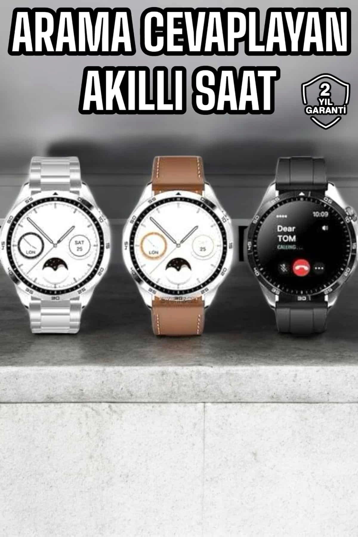 MELFSHOP Akıllı Saat Bildirim Görme Sesli Görüşme Çoklu Kordon GPS Takibi