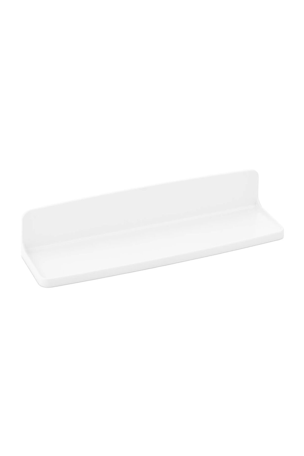 İnnMerry Zen Etejer Beyaz Sert Plastik Yapışkanlı - Duvara Monte 8x29.5cm (5047)